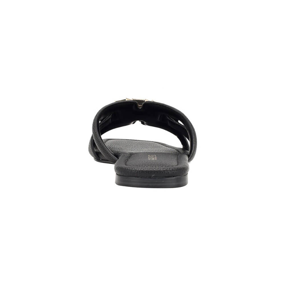 כפכפי Guess עם לוגו מוזהב נשים - gus-gwJELILA-BLK01-36