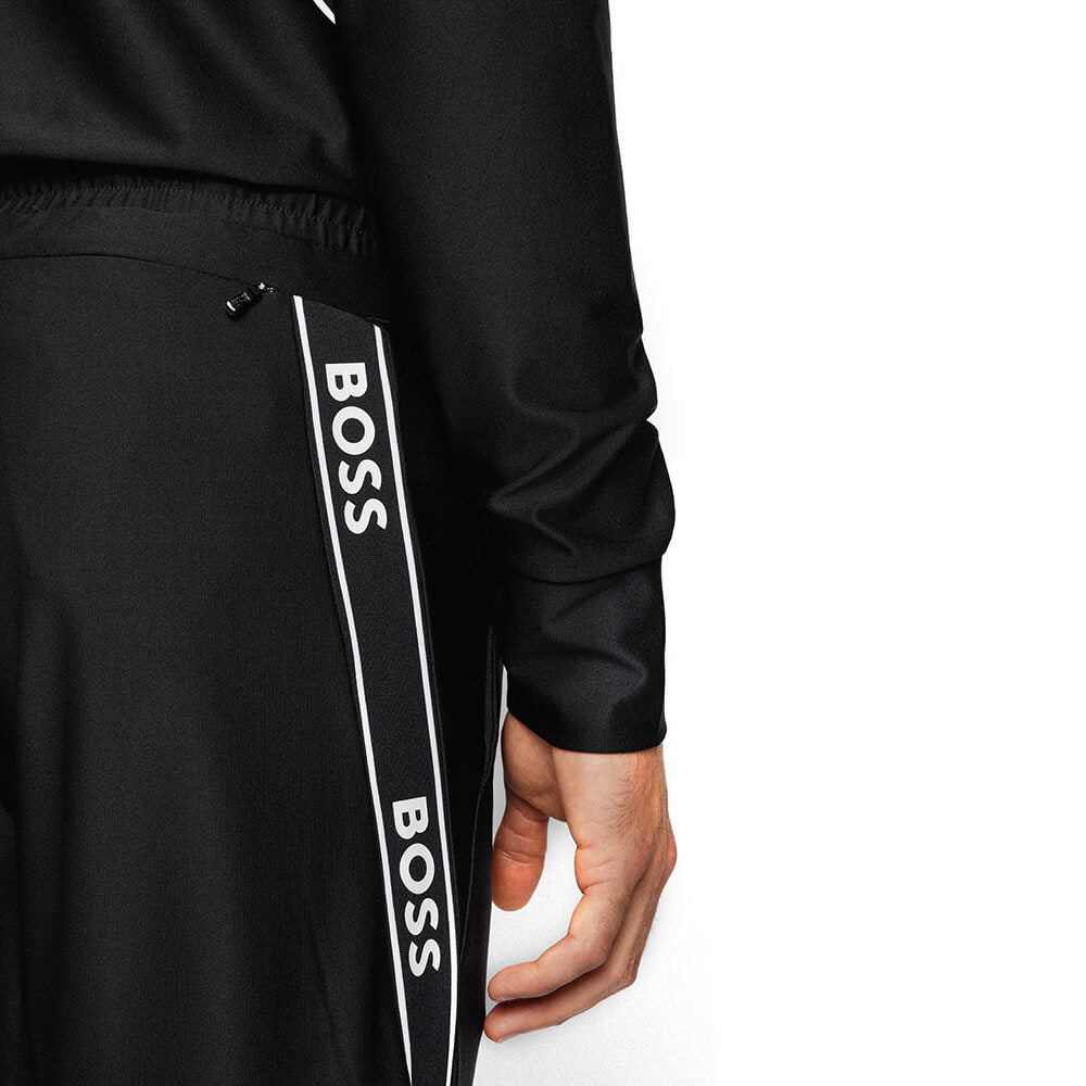 מכנס קצר הוגו בוס פסי לוגו גברים