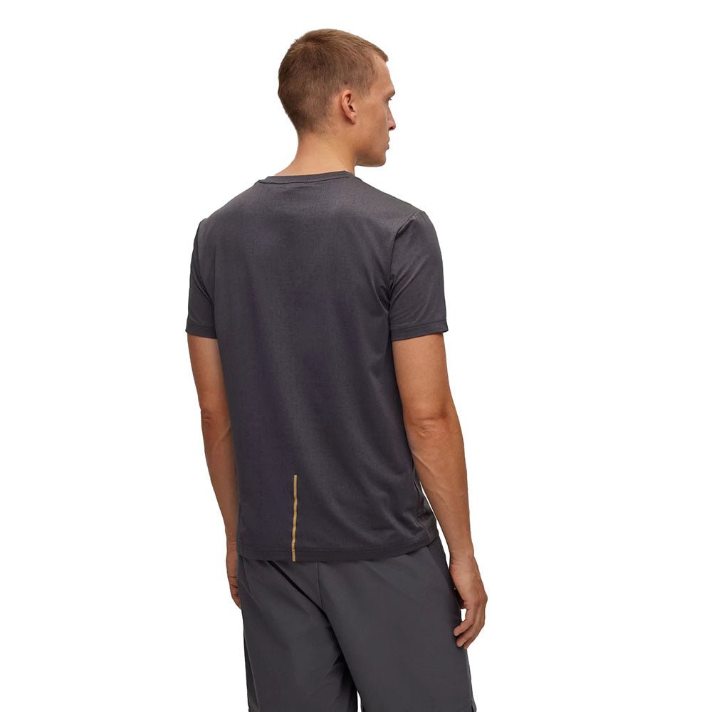 חולצת טישרט הוגו בוס קצרה Decorative Reflective Pattern גברים