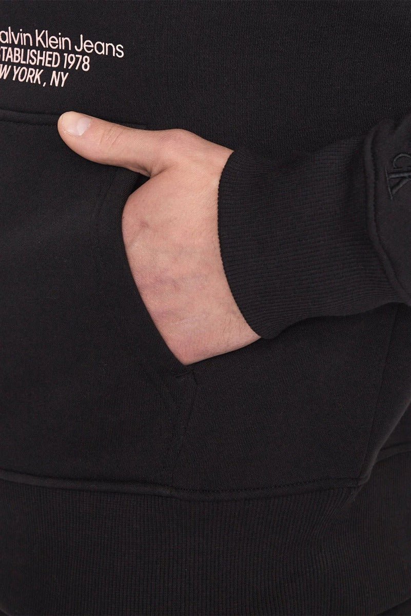 קפוצ'ון עם הדפסים קלווין קליין גברים