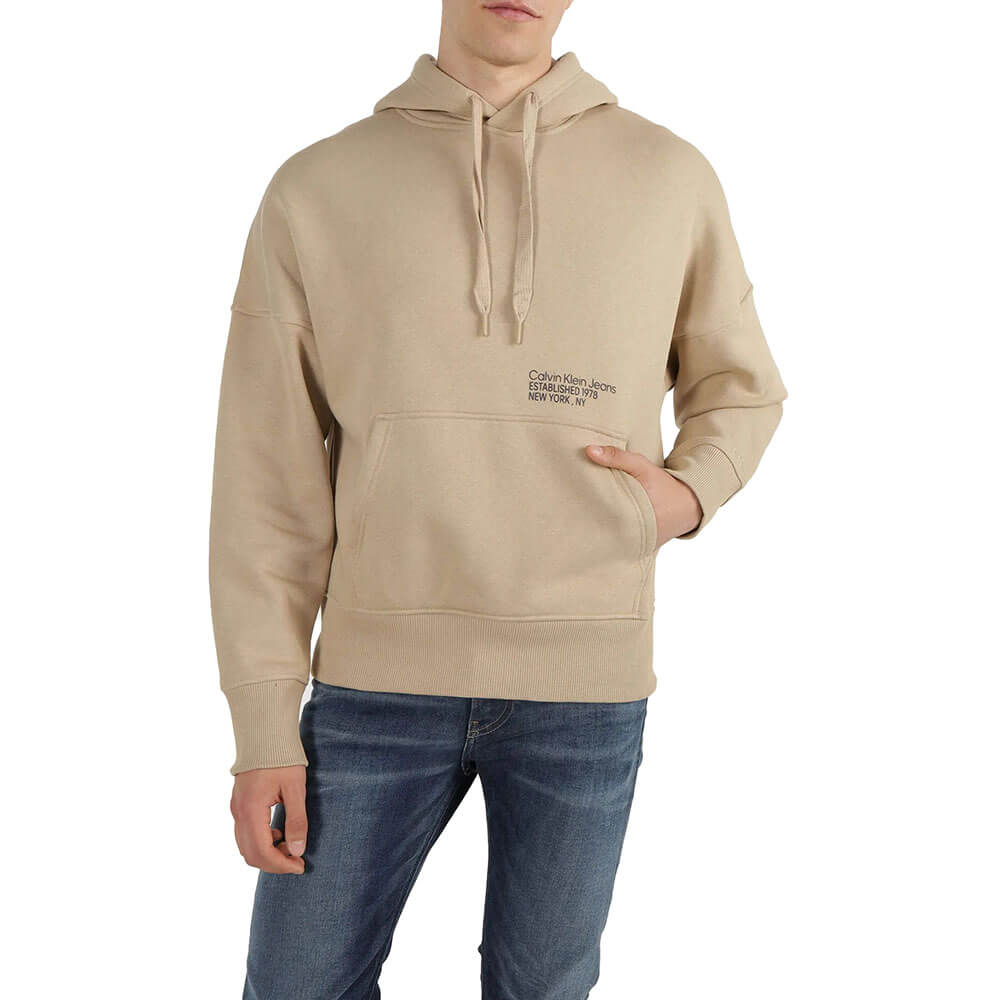 קפוצ'ון עם הדפסים קלווין קליין גברים