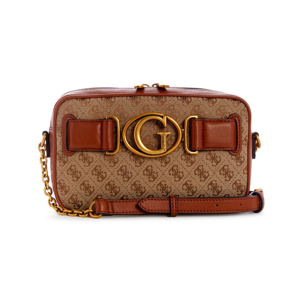 תיק צד Guess עם אבזם לוגו מוזהב נשים - gus-JB841414-LCO-OS