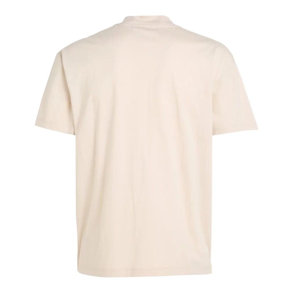 חולצת טישירט קצרה עם פאץ' לוגו קלווין קליין גברים