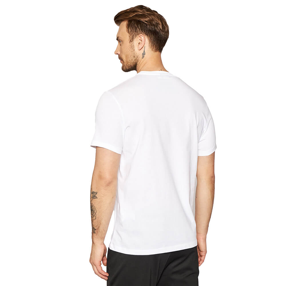 חולצת טישרט קרל לגרפלד קצרה טריפל לוגו גברים