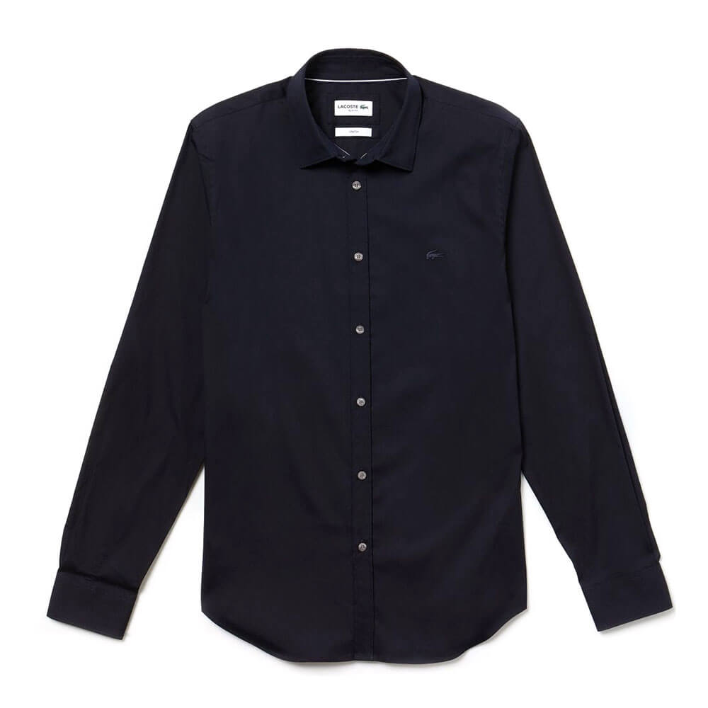 חולצה מכופתרת לקוסט Slim Fit Poplin גברים
