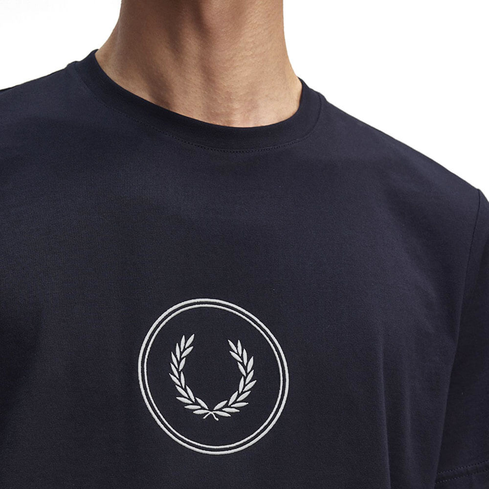 חולצת טישרט פרד פרי קצרה Circle Branding גברים