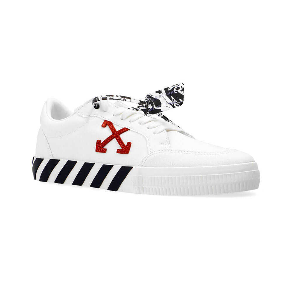 נעלי סניקרס אוף וויט Low Vulcanized בד גברים