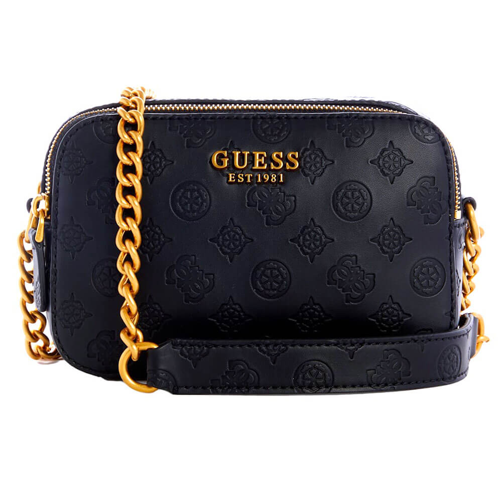תיק צד Guess לוגו מוזהב נשים - gus-PA787914-BLO-OS