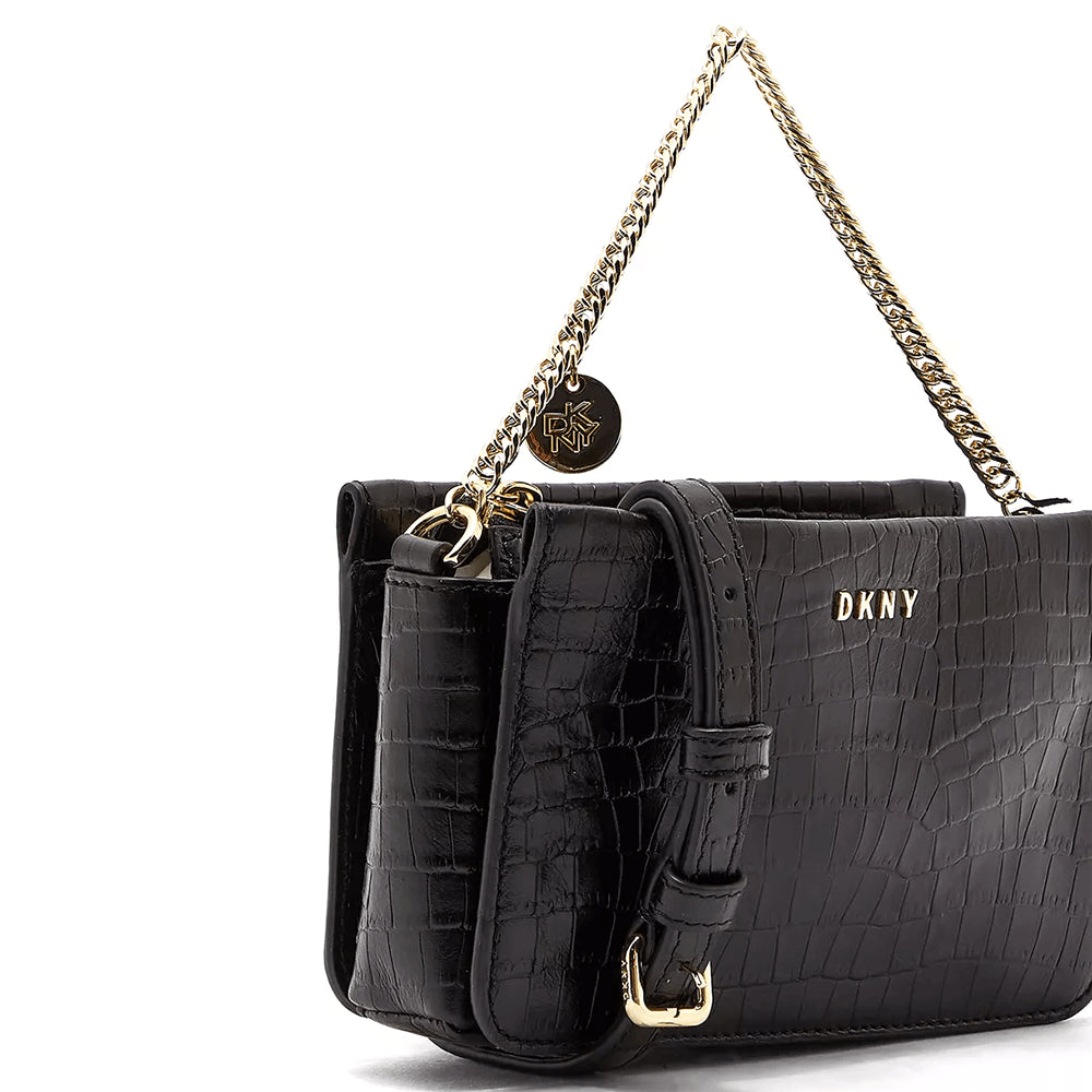 תיק צד דונה קארן טקסטורה מיני נשים