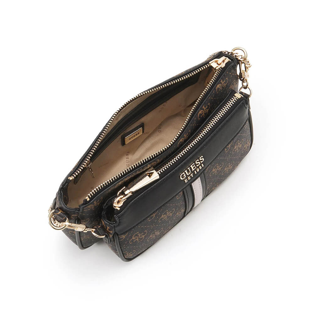 תיק צד Guess נשים Kasinta Double Zip Pouch