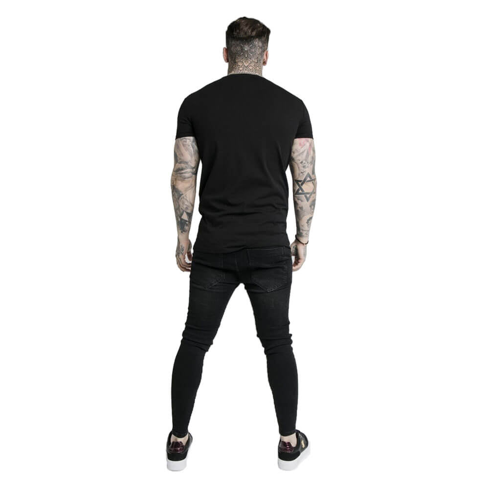 חולצת טישרט סיקסילק קצרה Prestige Embroidery Gym Tee גברים