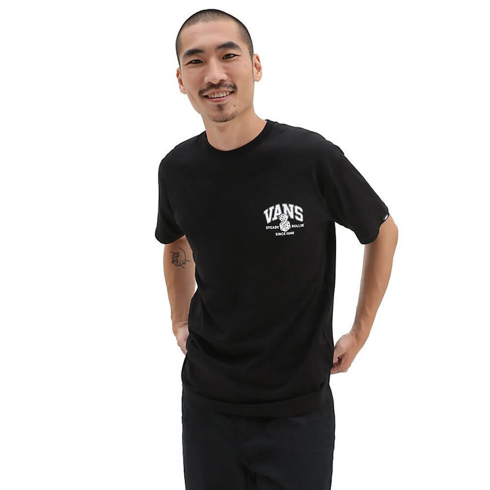 חולצת טישירט קצרה עם הדפס ואנס גברים