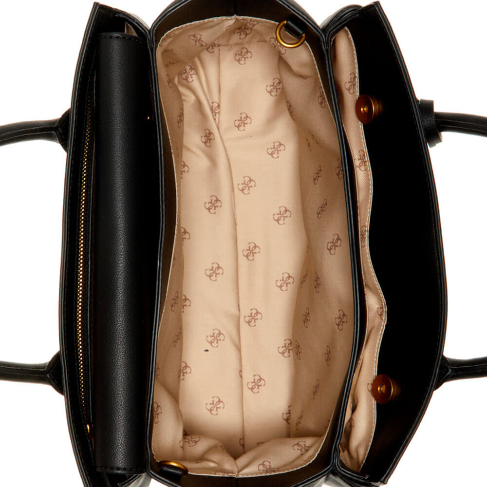 תיק צד Guess בעיטור חגורה קדמית נשים - gus-VA842106-BLA-OS
