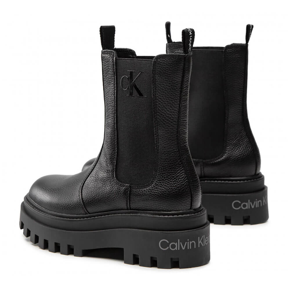 מגפי קלווין קליין Flatform High Chelsea לנשים