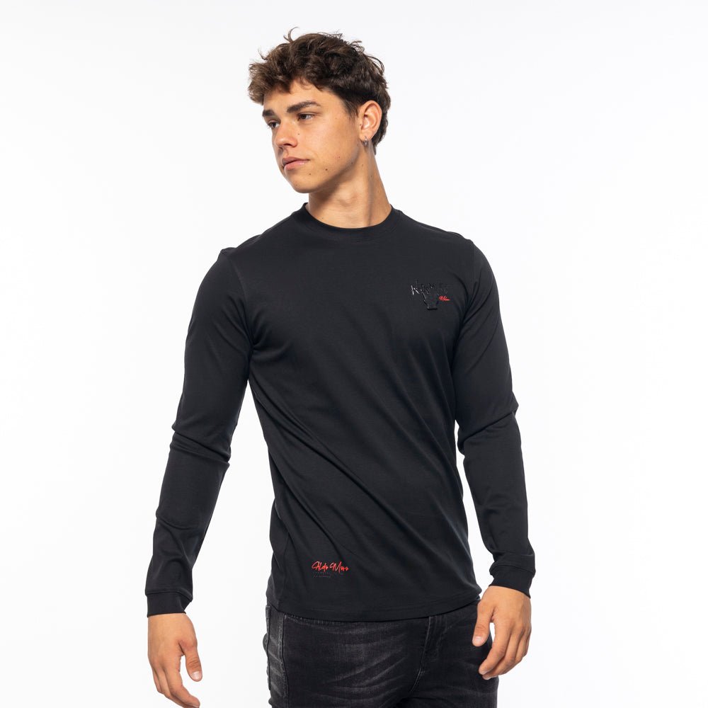 חולצת טישרט אלדו מורו ארוכה Crown Patch גברים