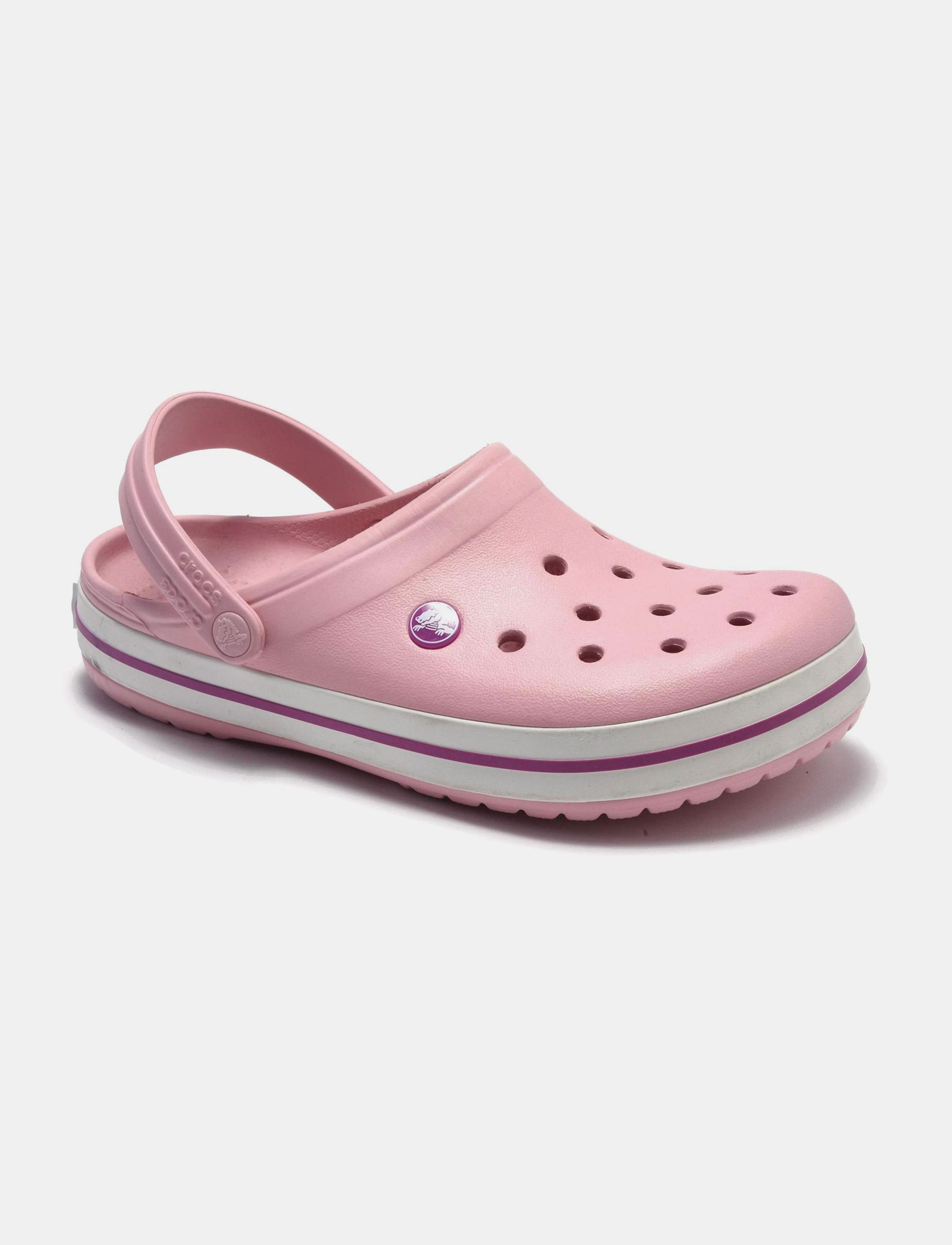 Crocs Crocband - כפכפים לנשים קרוקס קרוקבנד בצבע ורוד/סגול