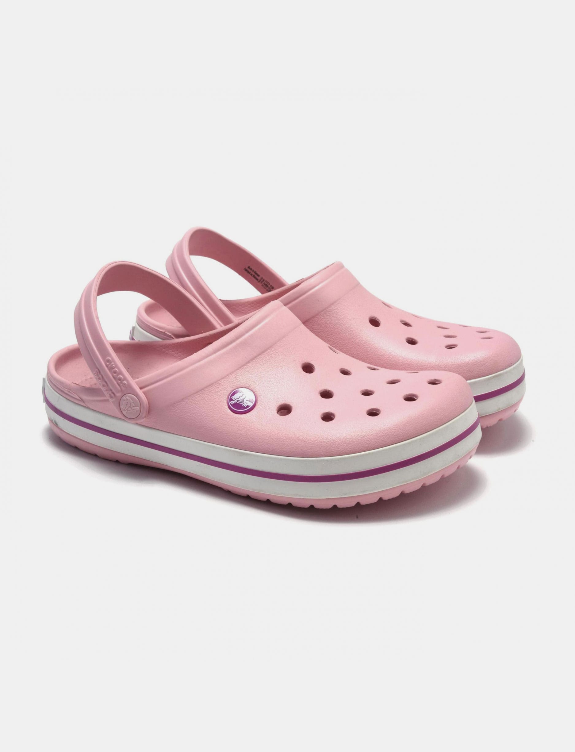 Crocs Crocband - כפכפים לנשים קרוקס קרוקבנד בצבע ורוד/סגול