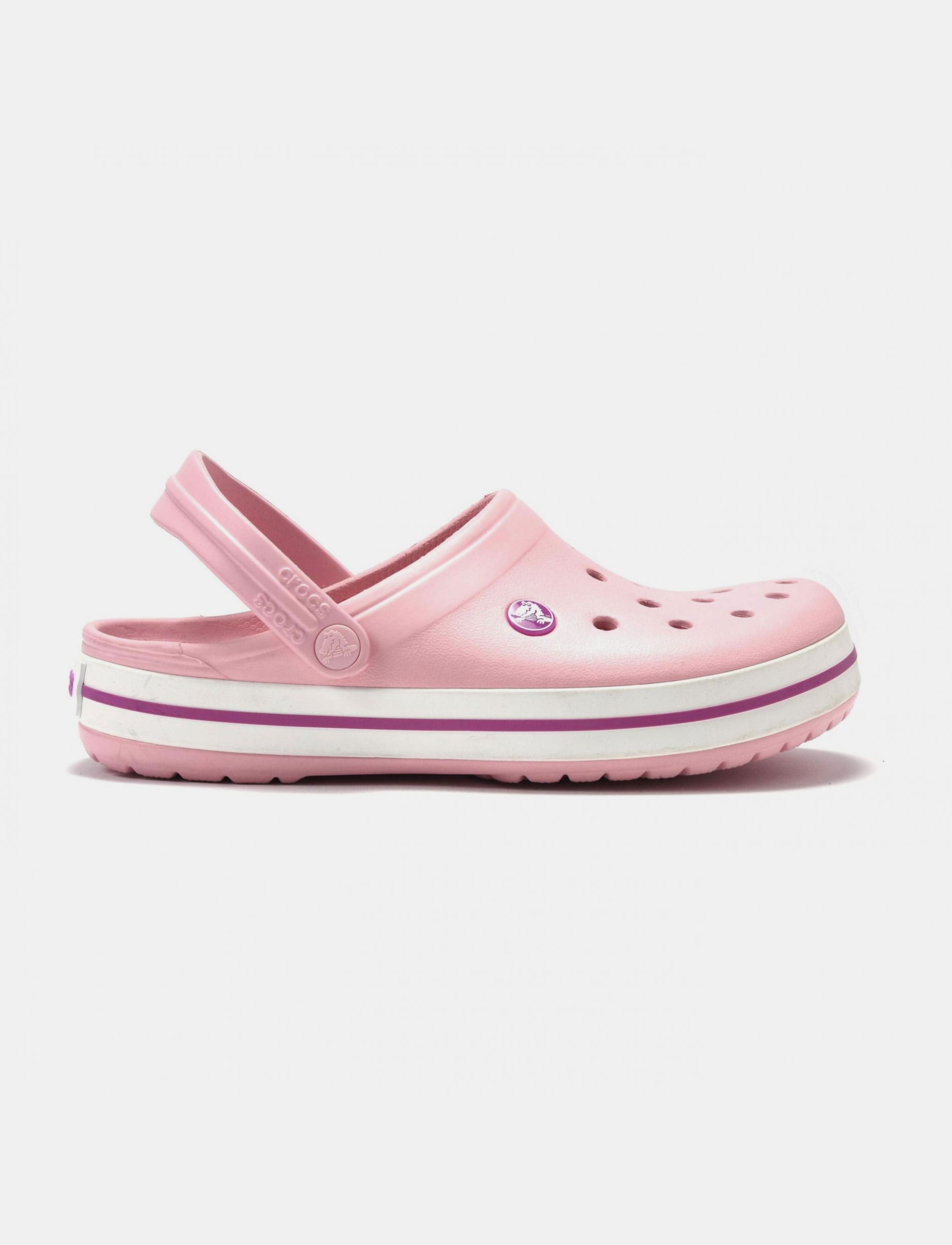 Crocs Crocband - כפכפים לנשים קרוקס קרוקבנד בצבע ורוד/סגול