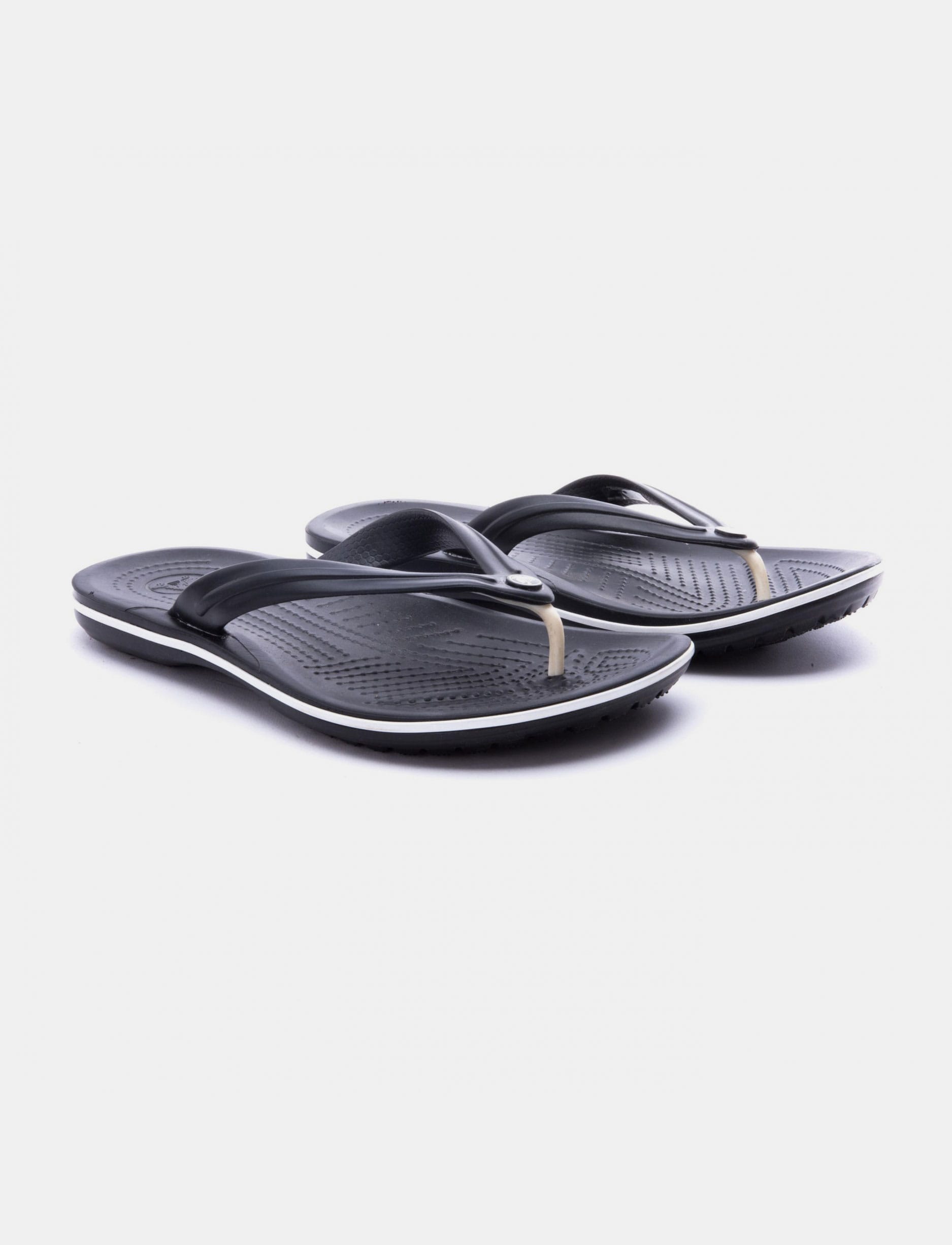 Crocs Crocband Flip - נעלי אצבע קרוקס שחורות