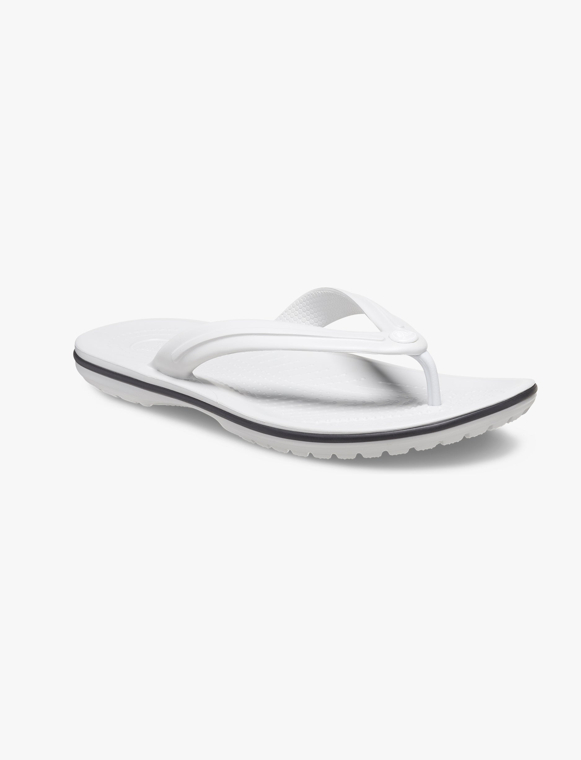 Crocs Crocband Flip - נעלי אצבע קרוקס בצבע אפור בהיר