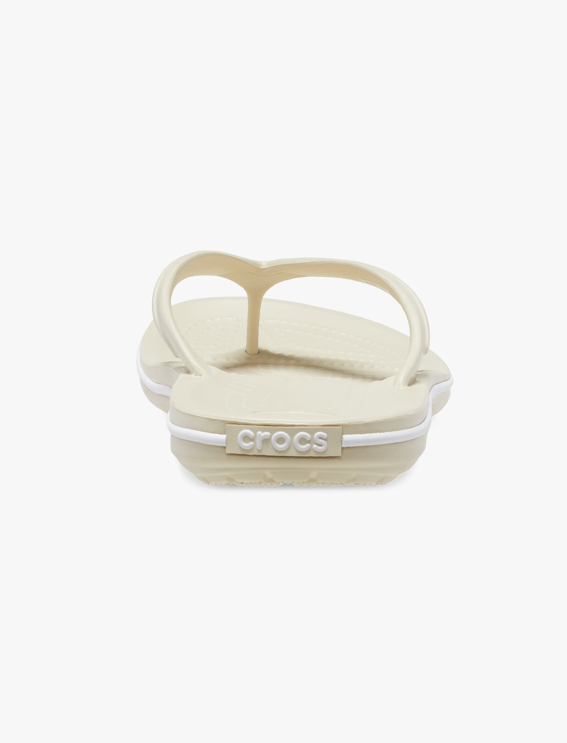 Crocs Crocband Flip - נעלי אצבע בצבע קרם