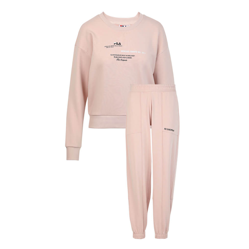 סט סווטשירט ומכנסיים פילה French Terry Set נשים