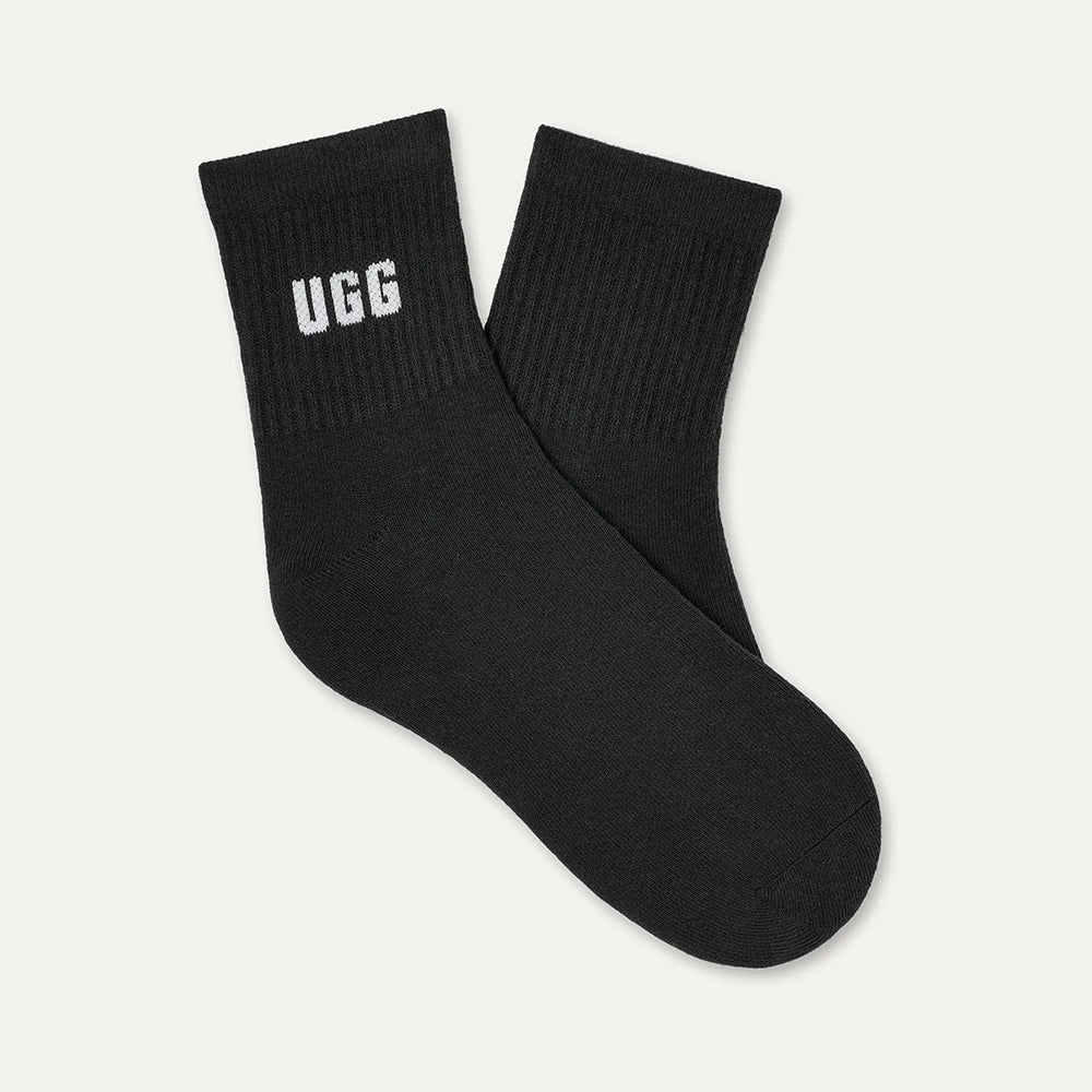 מארז שלישיית גרביים UGG Quinlin Logo Quarter 3 Pack נשים
