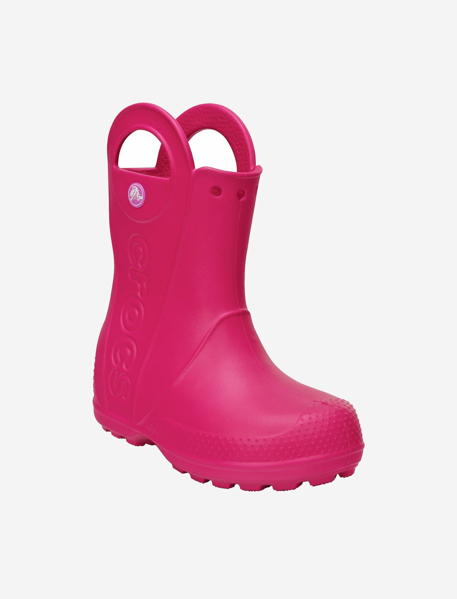 Crocs Rain Boot Kids - מגפי גשם לילדים קרוקס בצבע ורוד קנדי