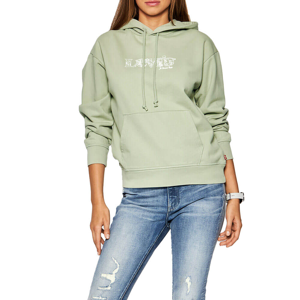 סווטשירט קפוצ'ון ליוויס Graphic Standart Hoodie נשים