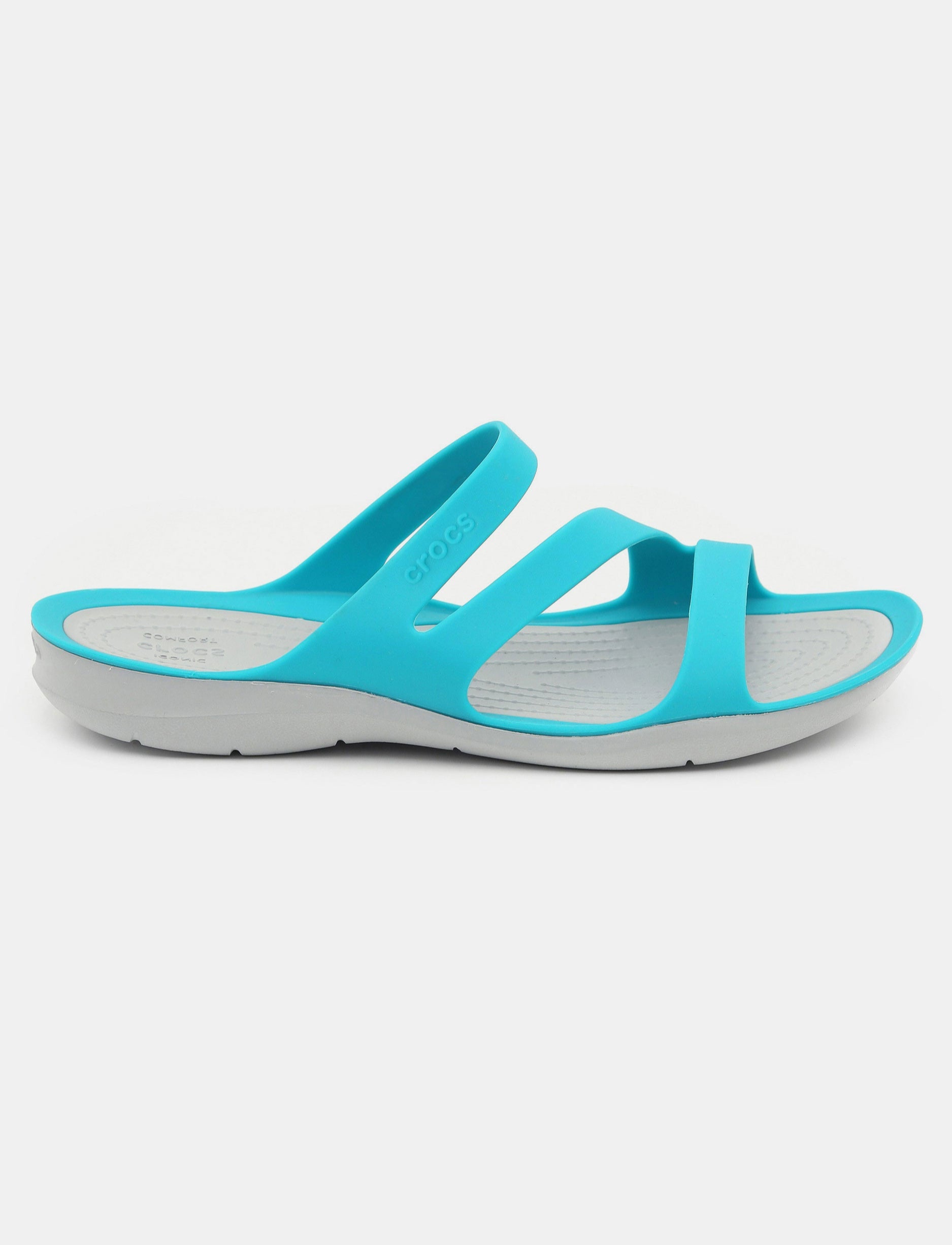 Crocs Swiftwater Sandal - כפכפים לנשים קרוקס רצועות בצבע טורקיז