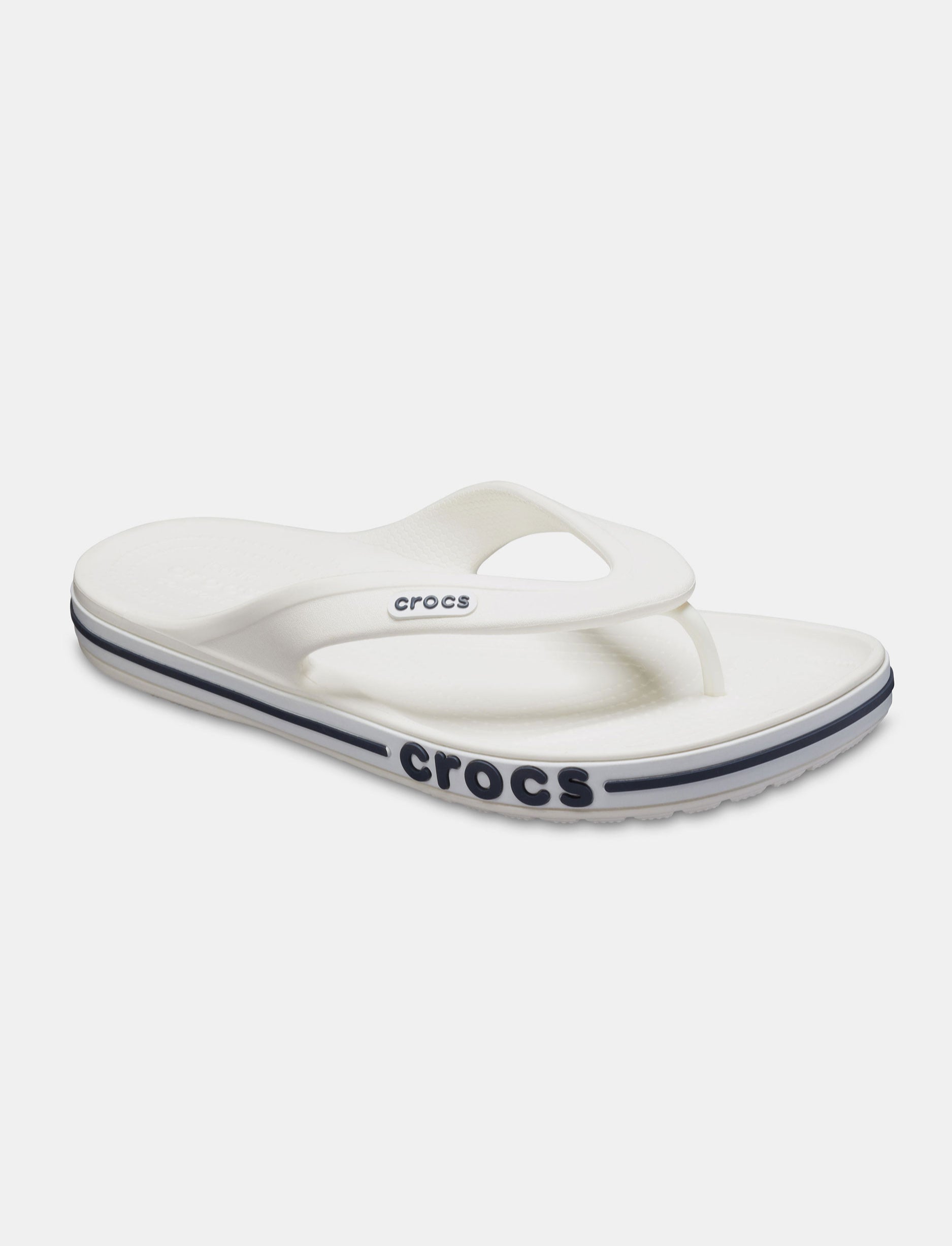Crocs Bayaband Flip - כפכפי קרוקס באיה באנד בצבע לבן/נייבי