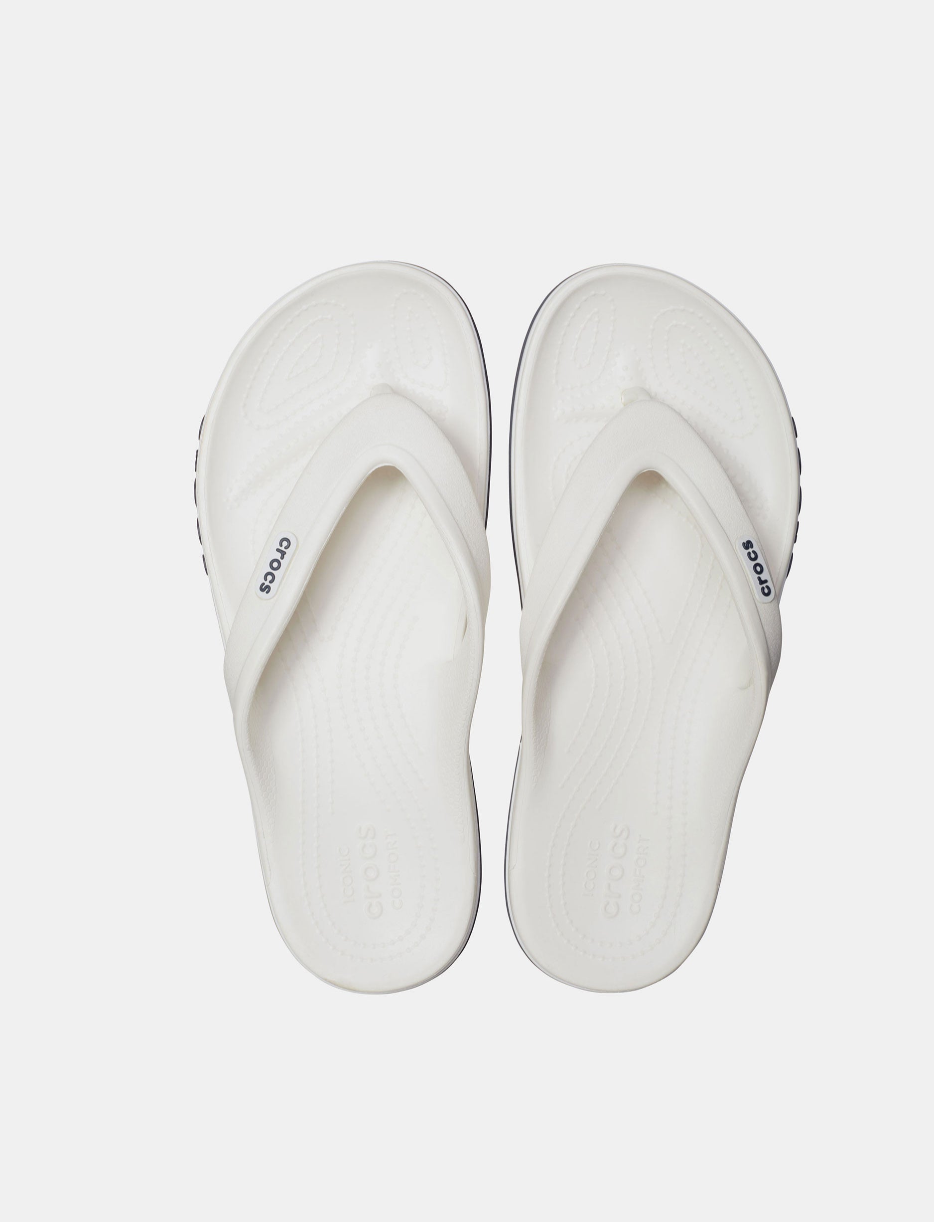 Crocs Bayaband Flip - כפכפי קרוקס באיה באנד בצבע לבן/נייבי