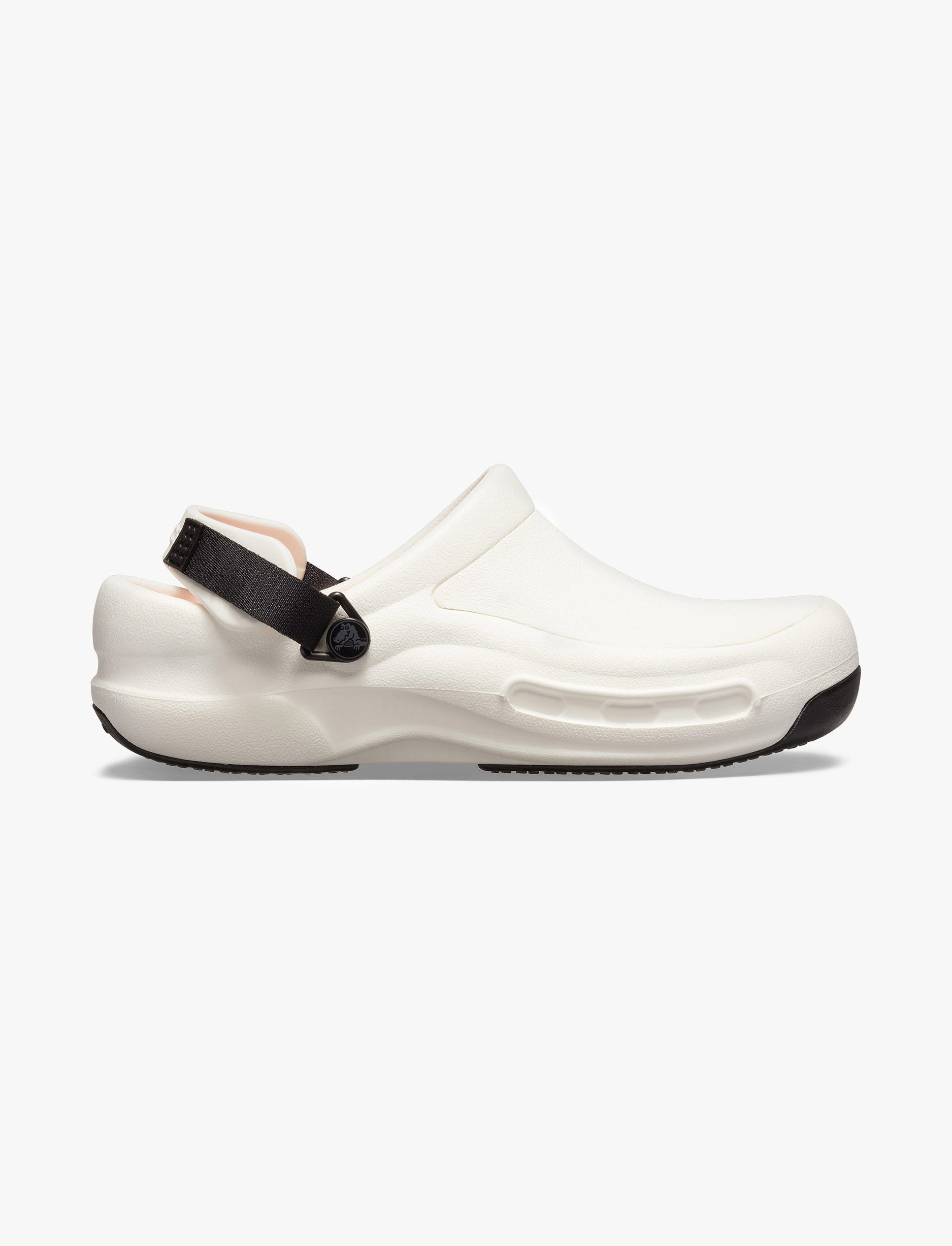 Crocs Bistro Pro LiteRid Clog - נעלי טבחים קרוקס ביסטרו סוליה מונעת החלקה בצבע לבן