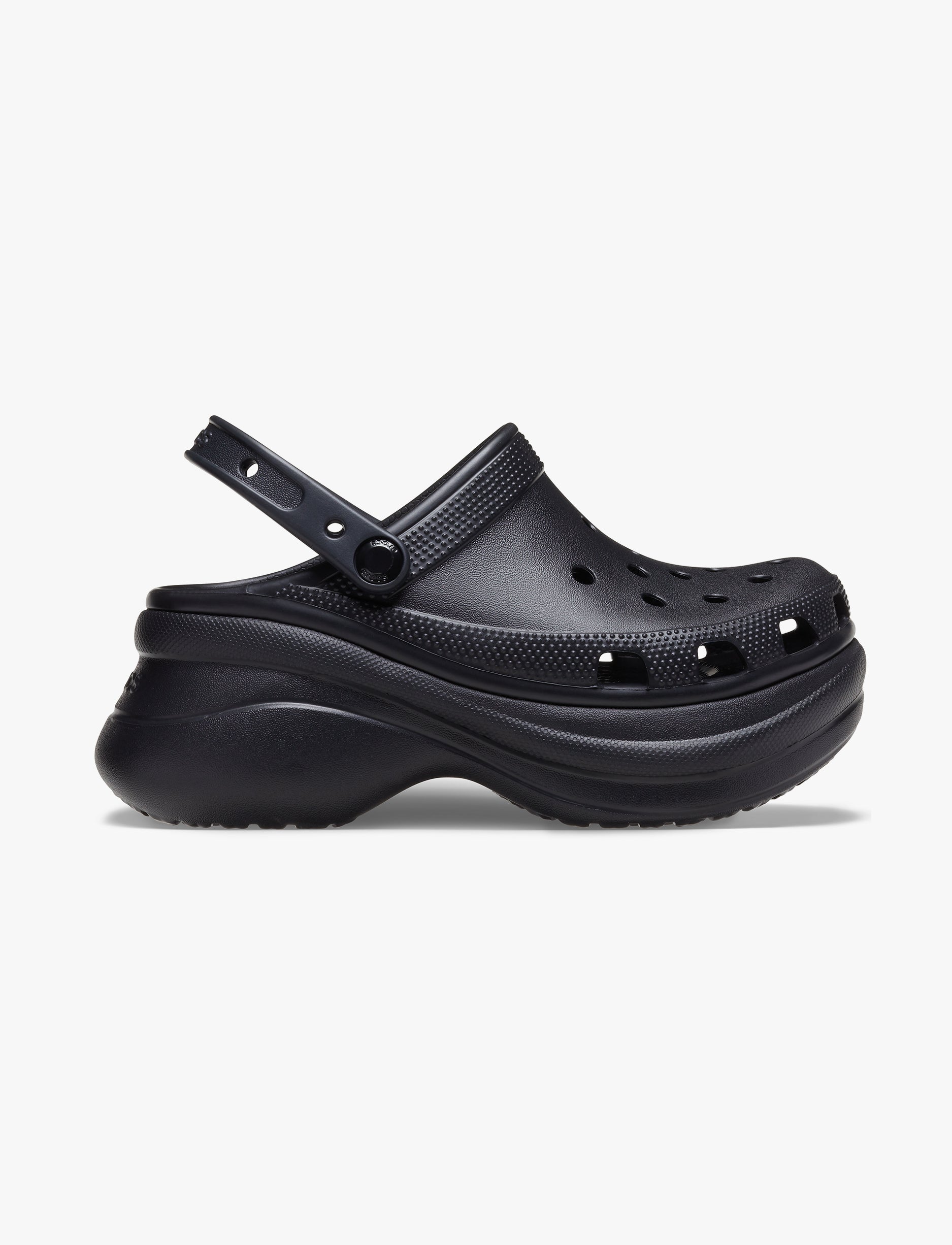 Crocs Classic Bae Clog - כפכפי פלטפורמה קרוקס לנשים בצבע שחור