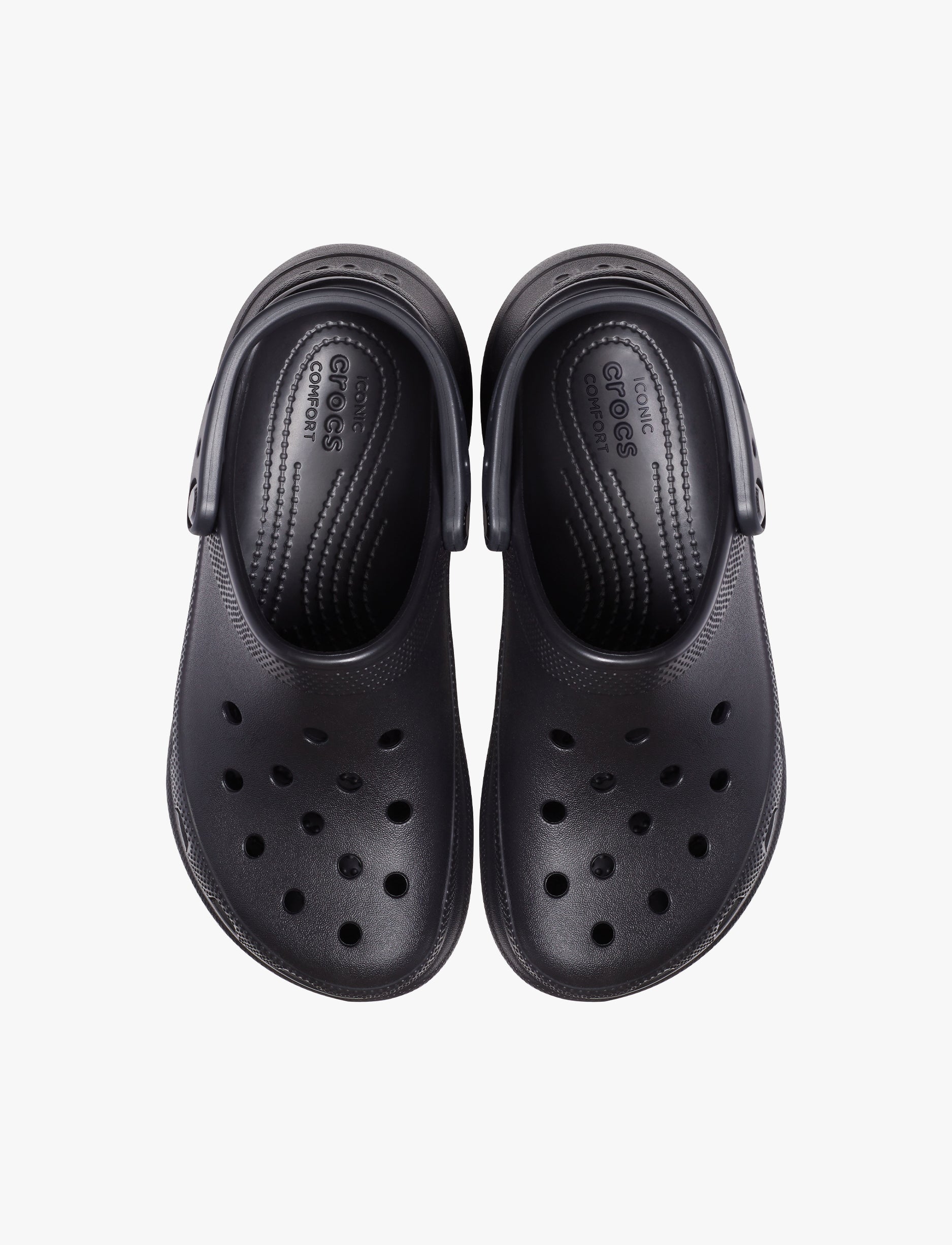 Crocs Classic Bae Clog - כפכפי פלטפורמה קרוקס לנשים בצבע שחור