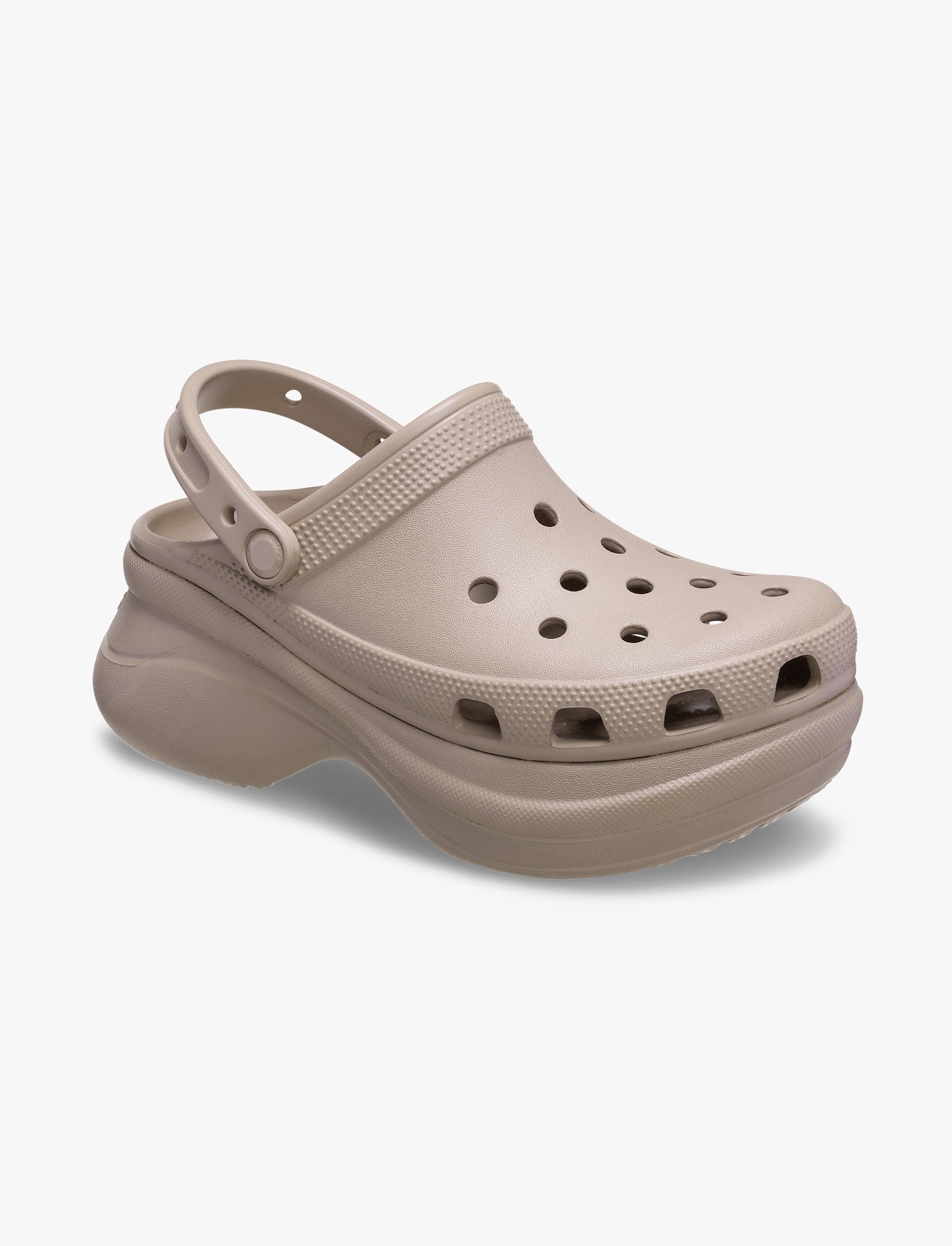 Crocs Classic Bae Clog - כפכפי פלטפורמה נשים קרוקס בצבע טאופ
