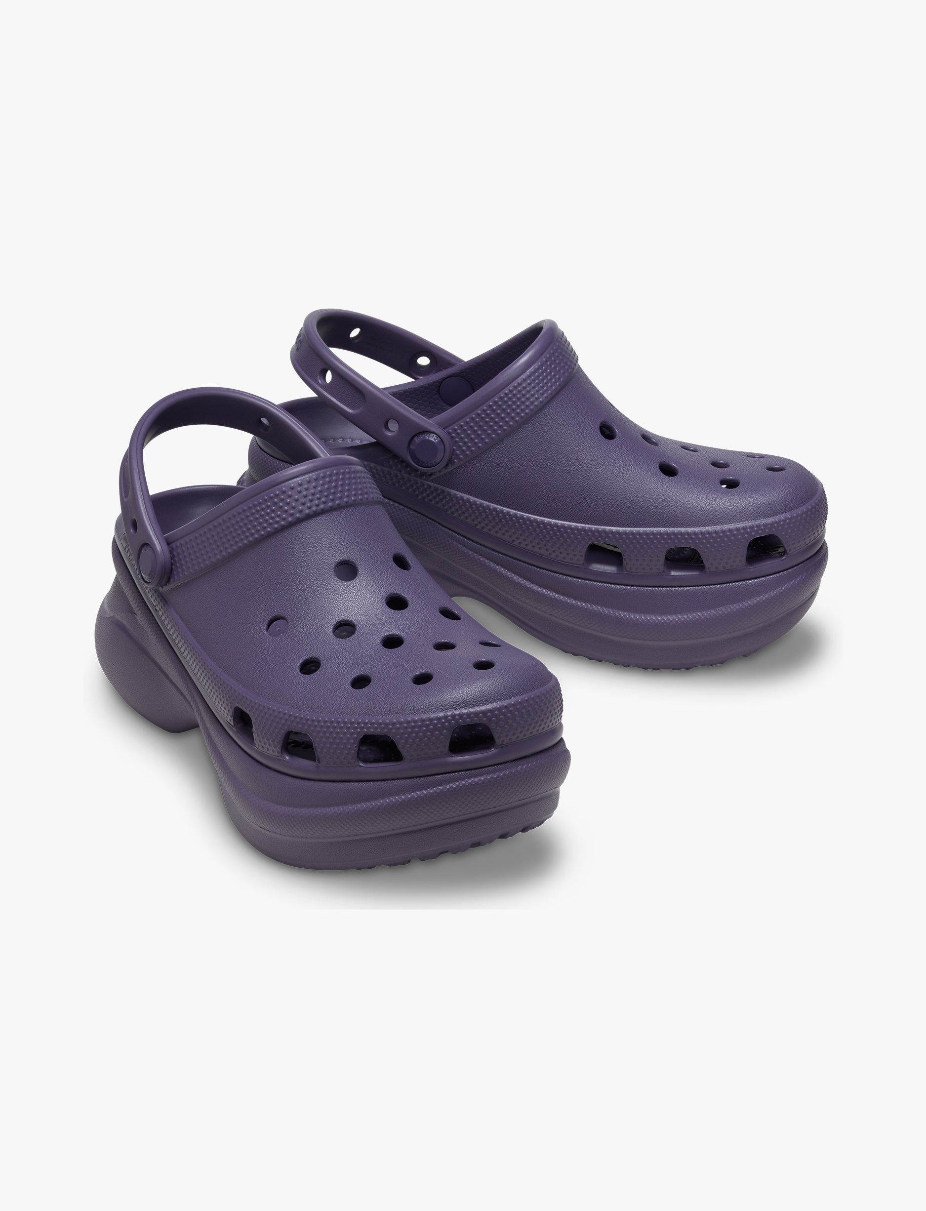 Crocs Classic Bae Clog - כפכפי פלטפורמה נשים קרוקס בצבע סגול לילה