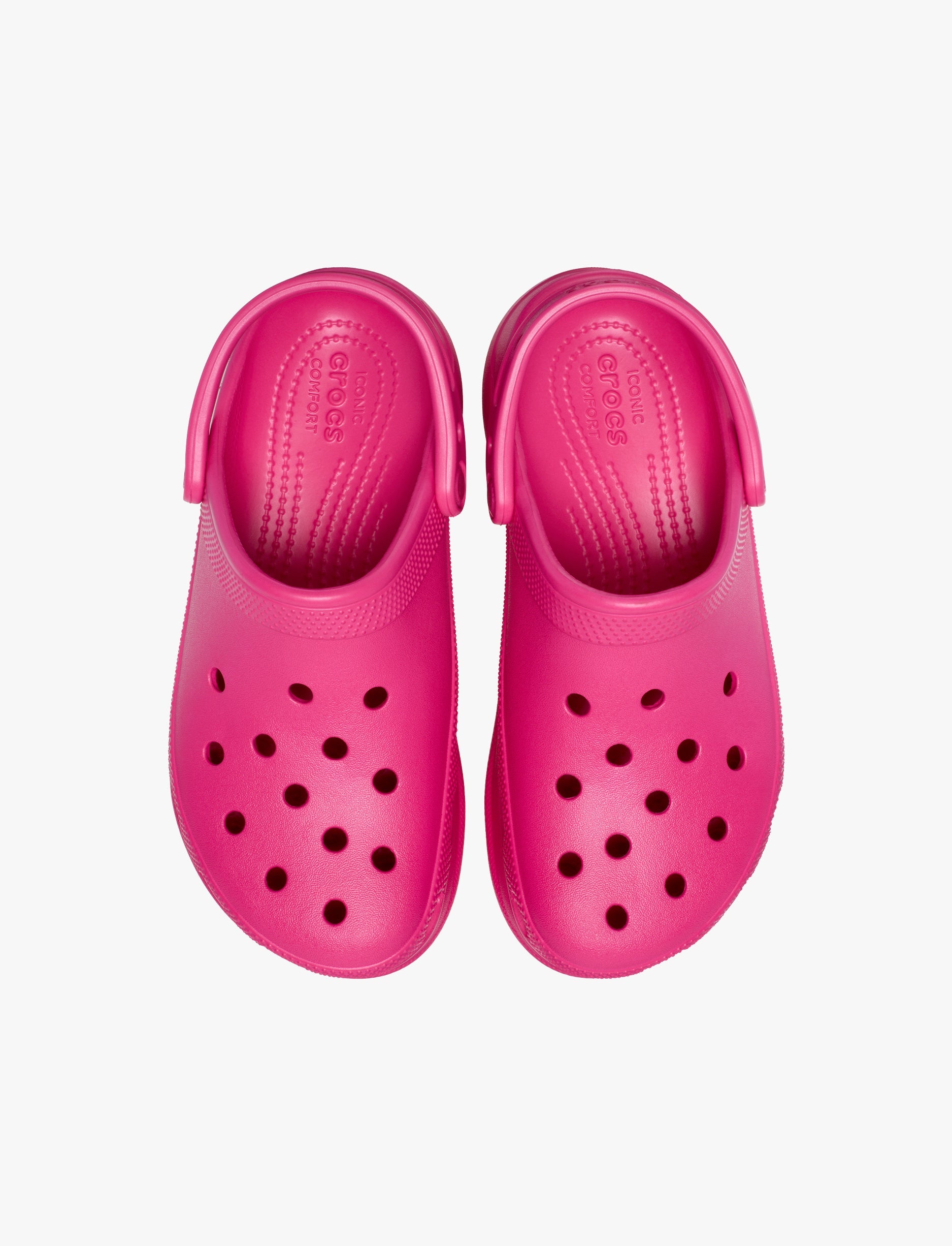 Crocs Classic Bae Clog - כפכפי פלטפורמה נשים קרוקס בצבע ורוד