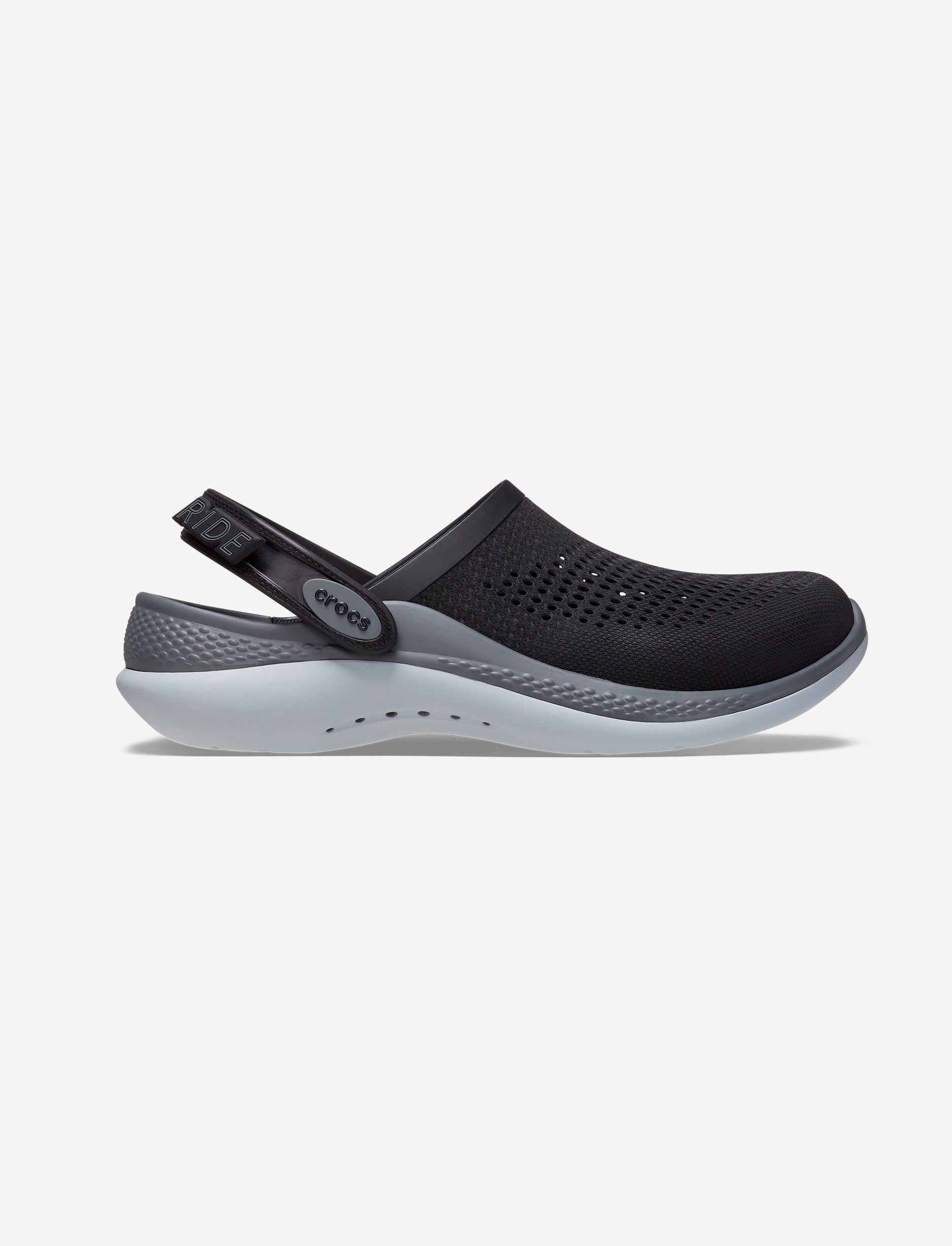 Crocs LiteRide 360 Clog - כפכפי קרוקס לייט-רייד בצבע שחור/אפור