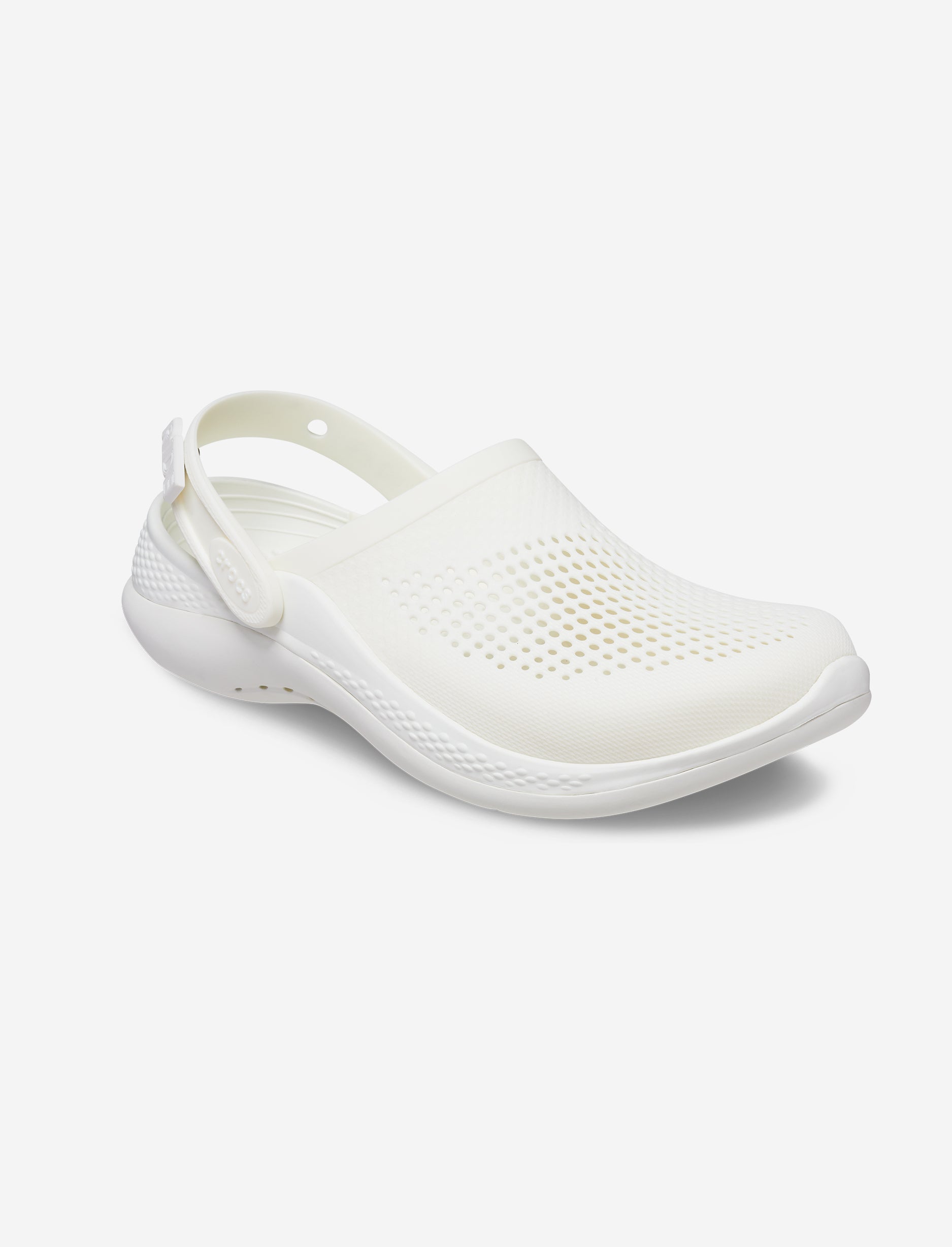 Crocs LiteRide 360 Clog - כפכפי קרוקס לייט-רייד בצבע לבן בהיר