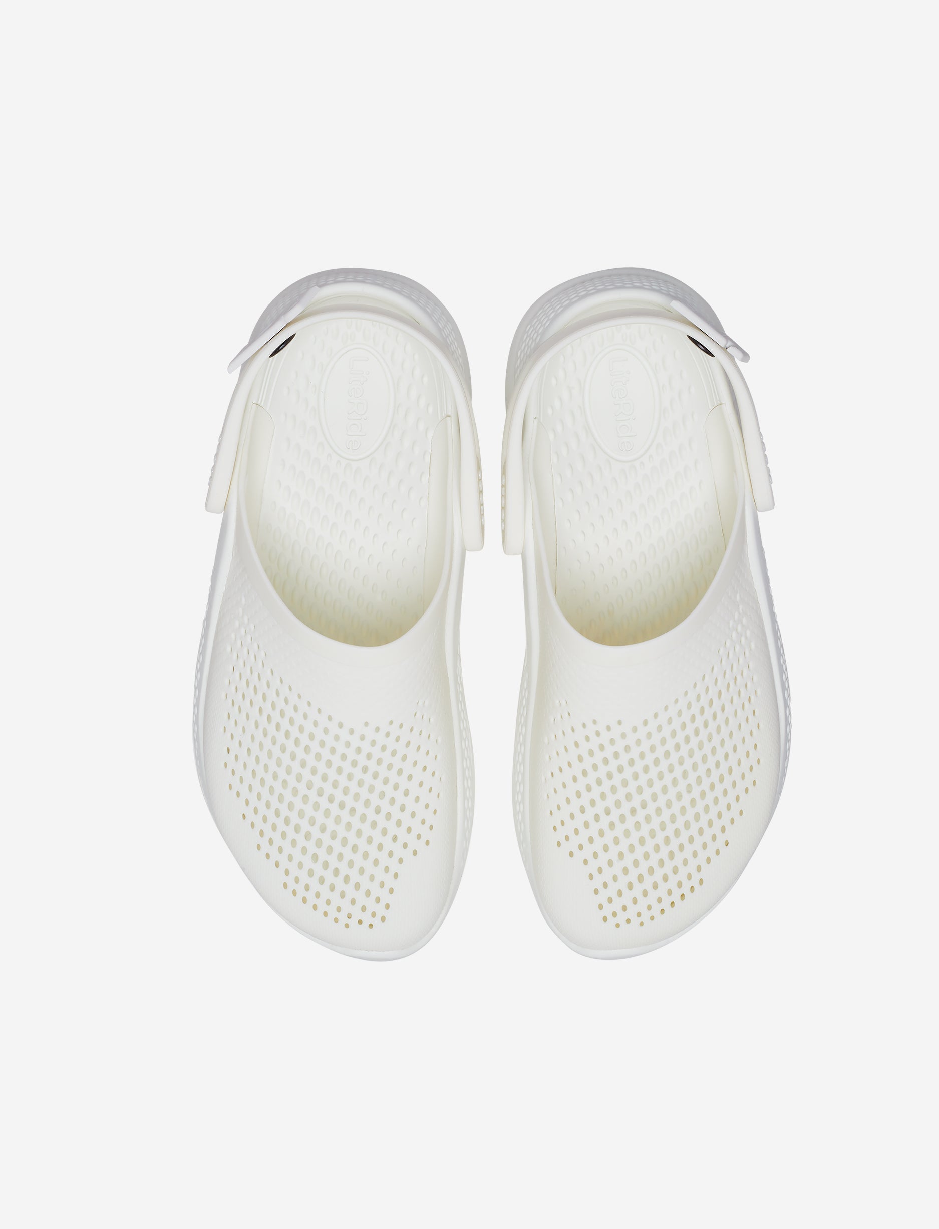 Crocs LiteRide 360 Clog - כפכפי קרוקס לייט-רייד בצבע לבן בהיר
