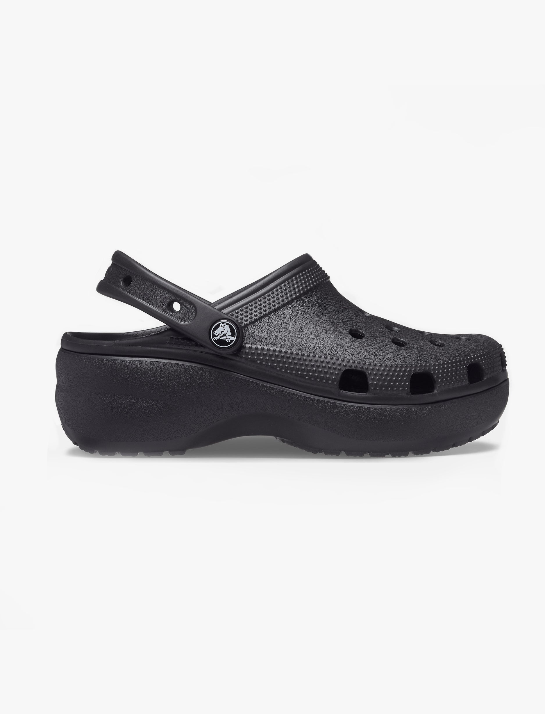 Crocs Classic Platform Clog - כפכפי פלטפורמה קרוקס לנשים בצבע שחור