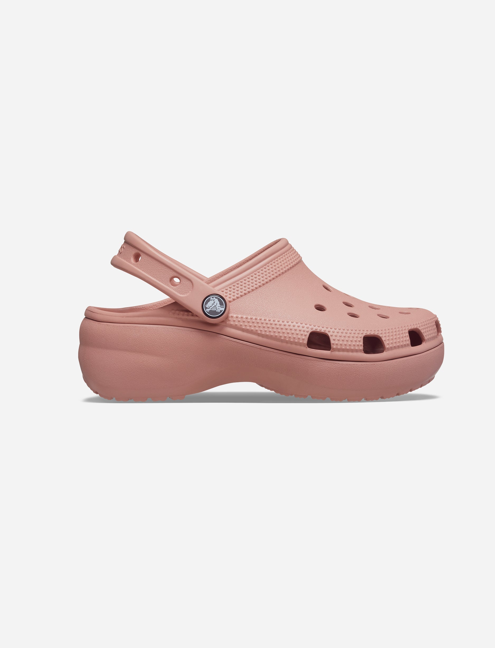 Crocs Classic Platform Clog - כפכפי פלטפורמה נשים קרוקס בצבע סומק בהיר