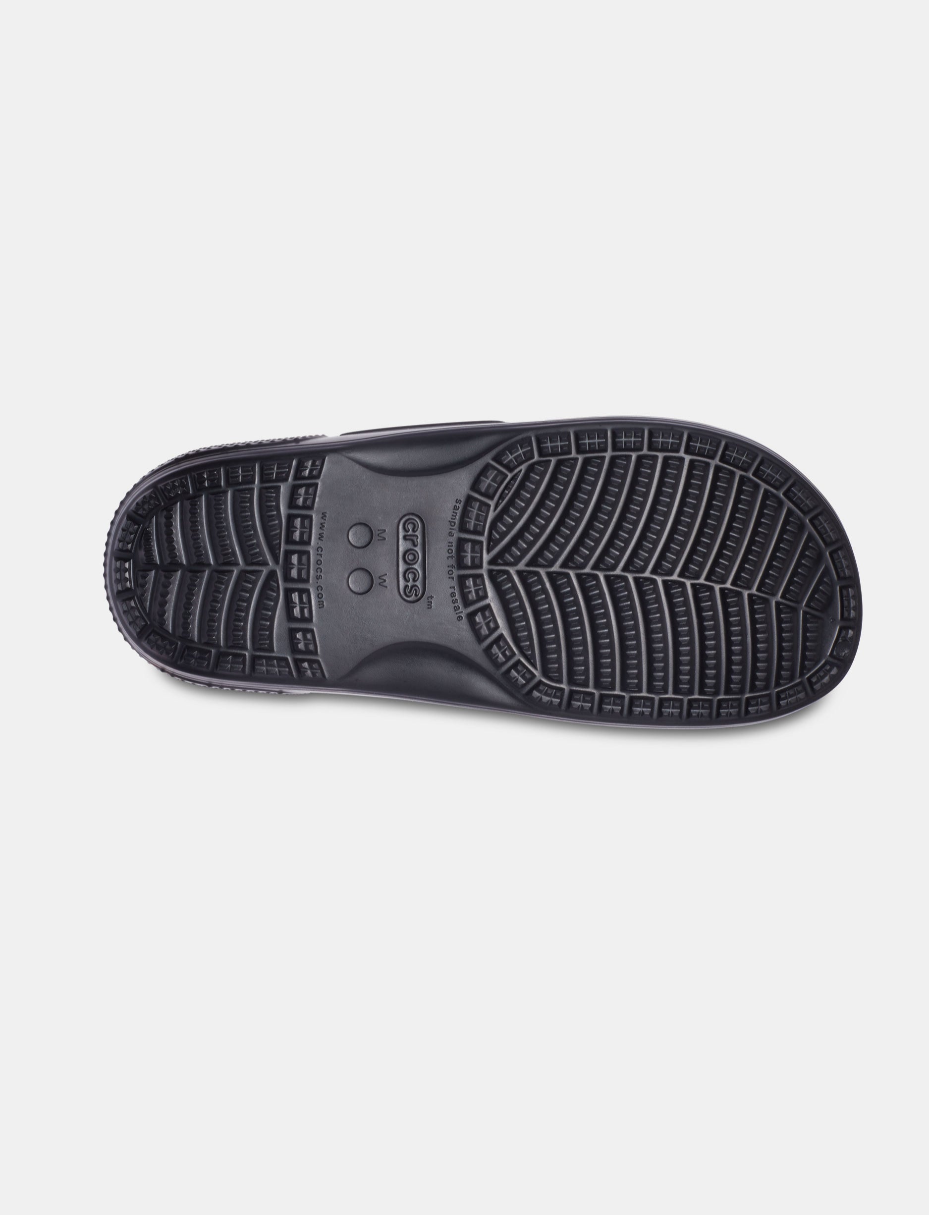 Crocs Classic Sandal - כפכפים לנשים קרוקס שתי רצועות בצבע שחור