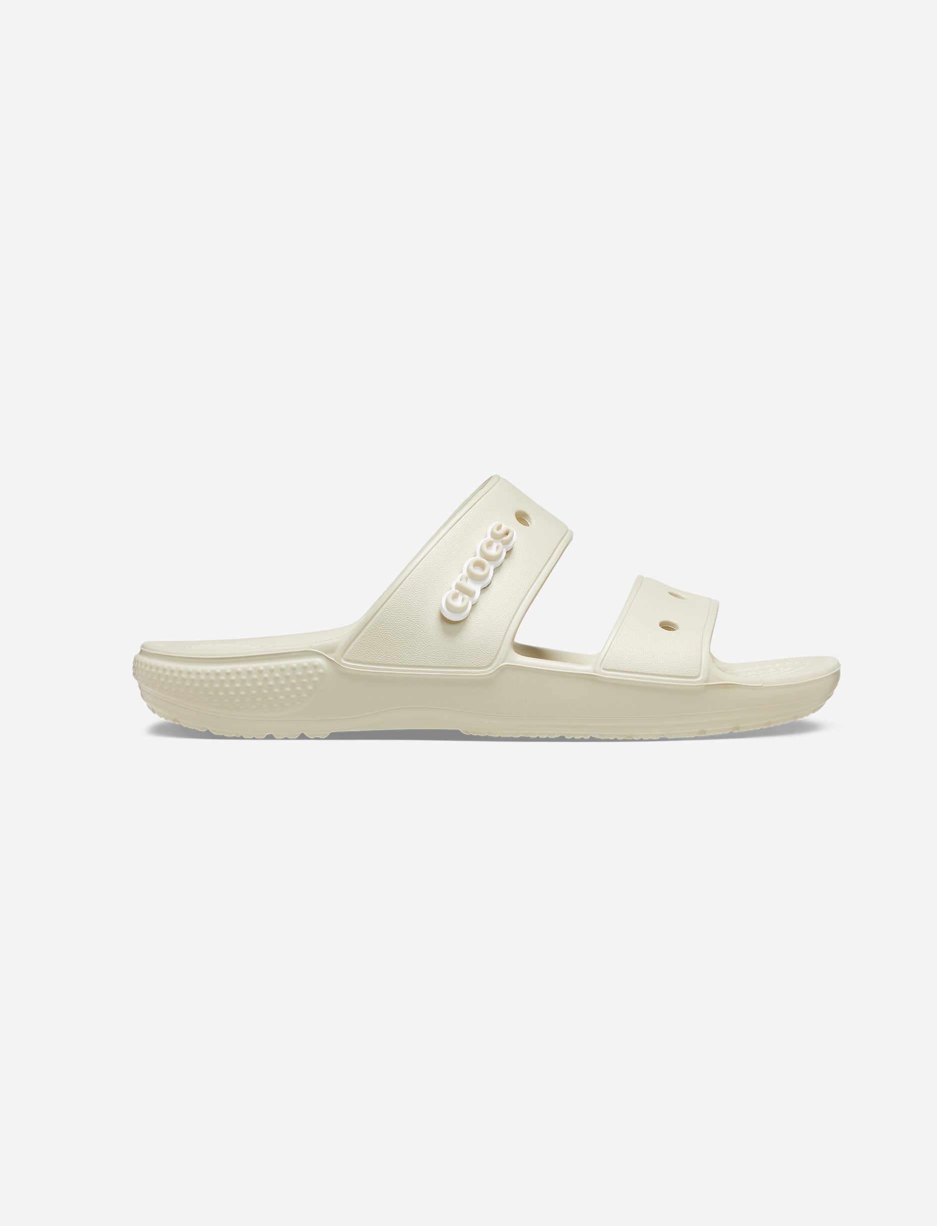 Crocs Classic Sandal - כפכפים לנשים קרוקס שתי רצועות בצבע קרם