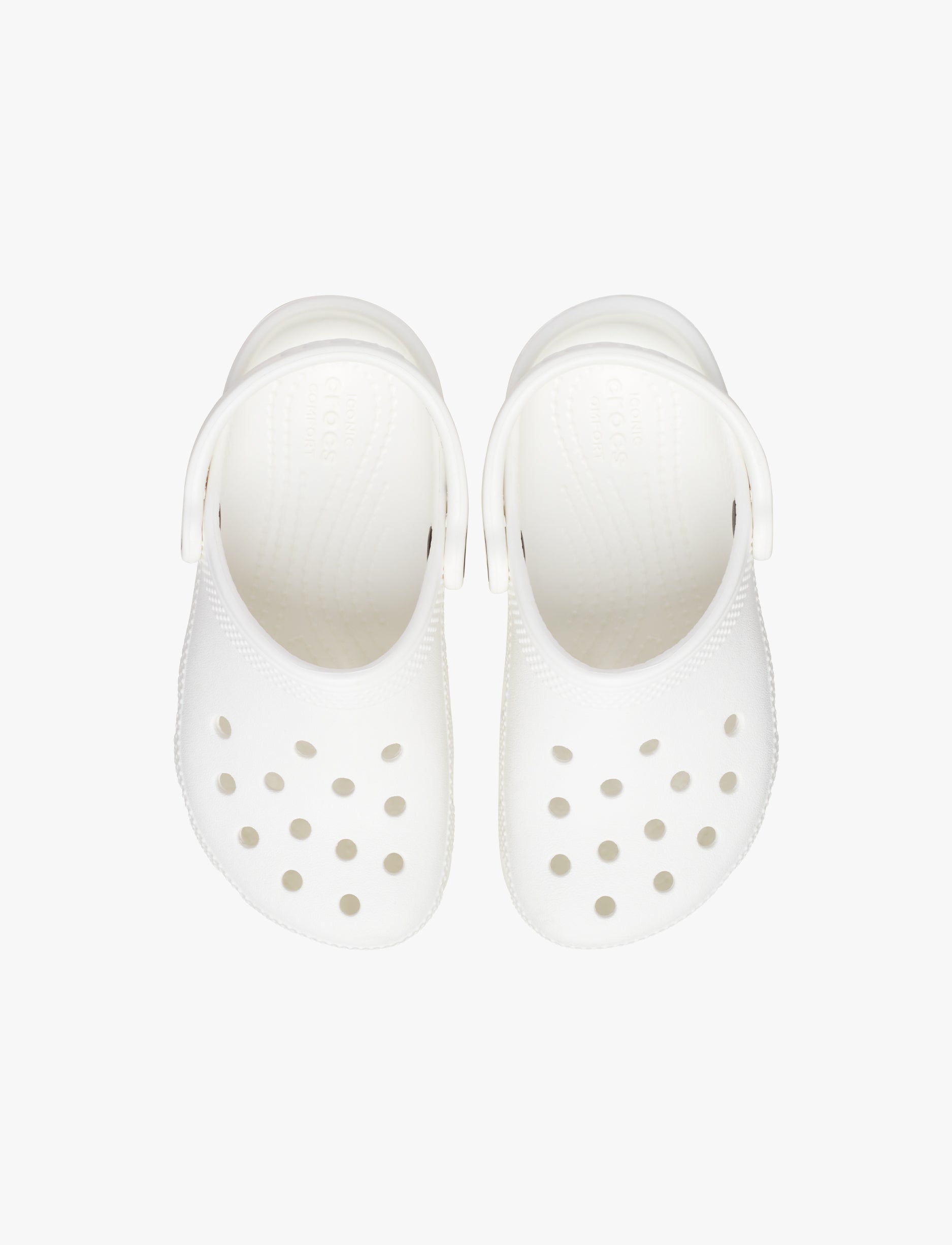 Crocs Classic Clog T - כפכפי קרוקס קלאסיים מידות קטנות לילדים בצבע לבן