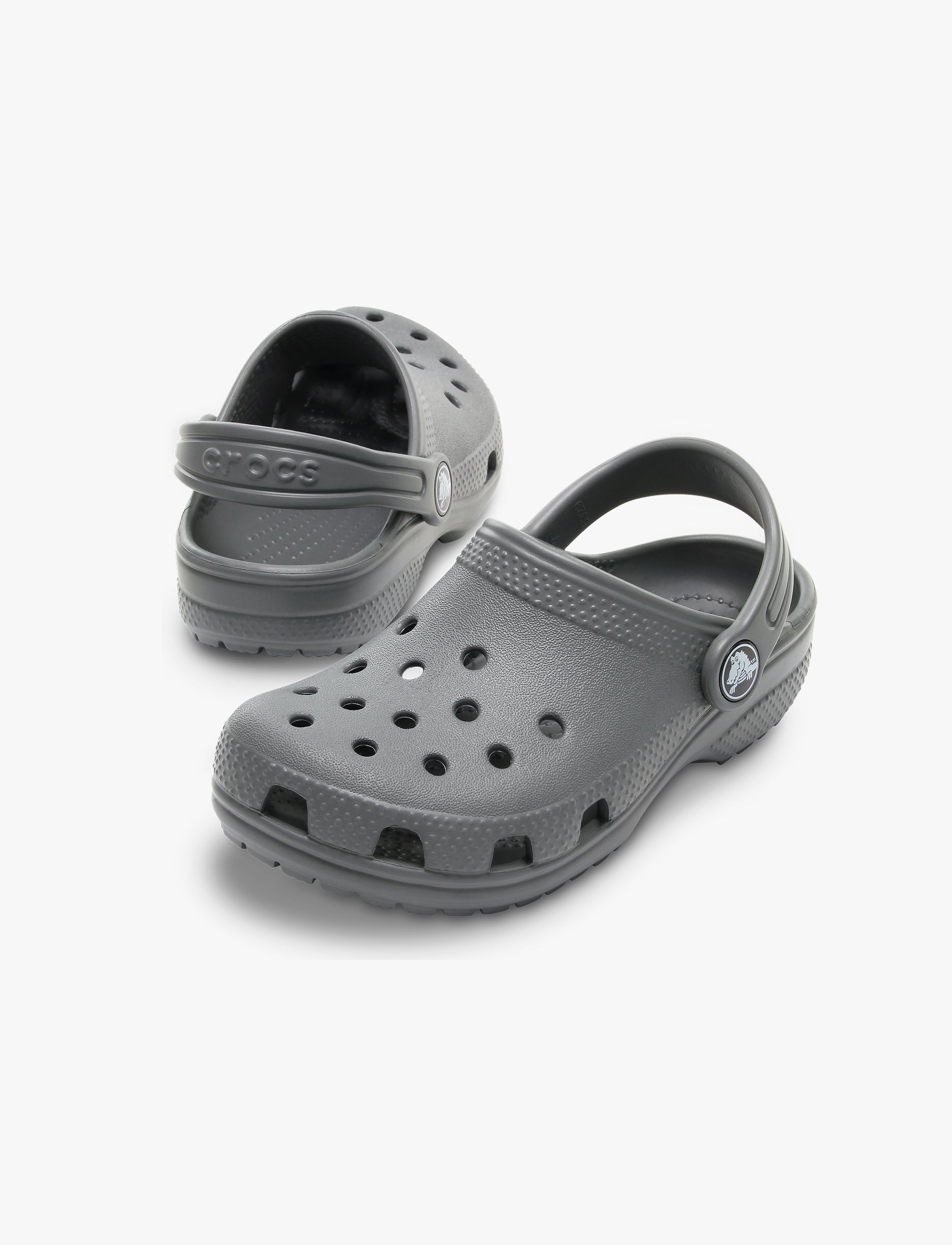 Crocs Classic Clog K - כפכפי קרוקס קלאסיים לילדים בצבע אפור סלאט