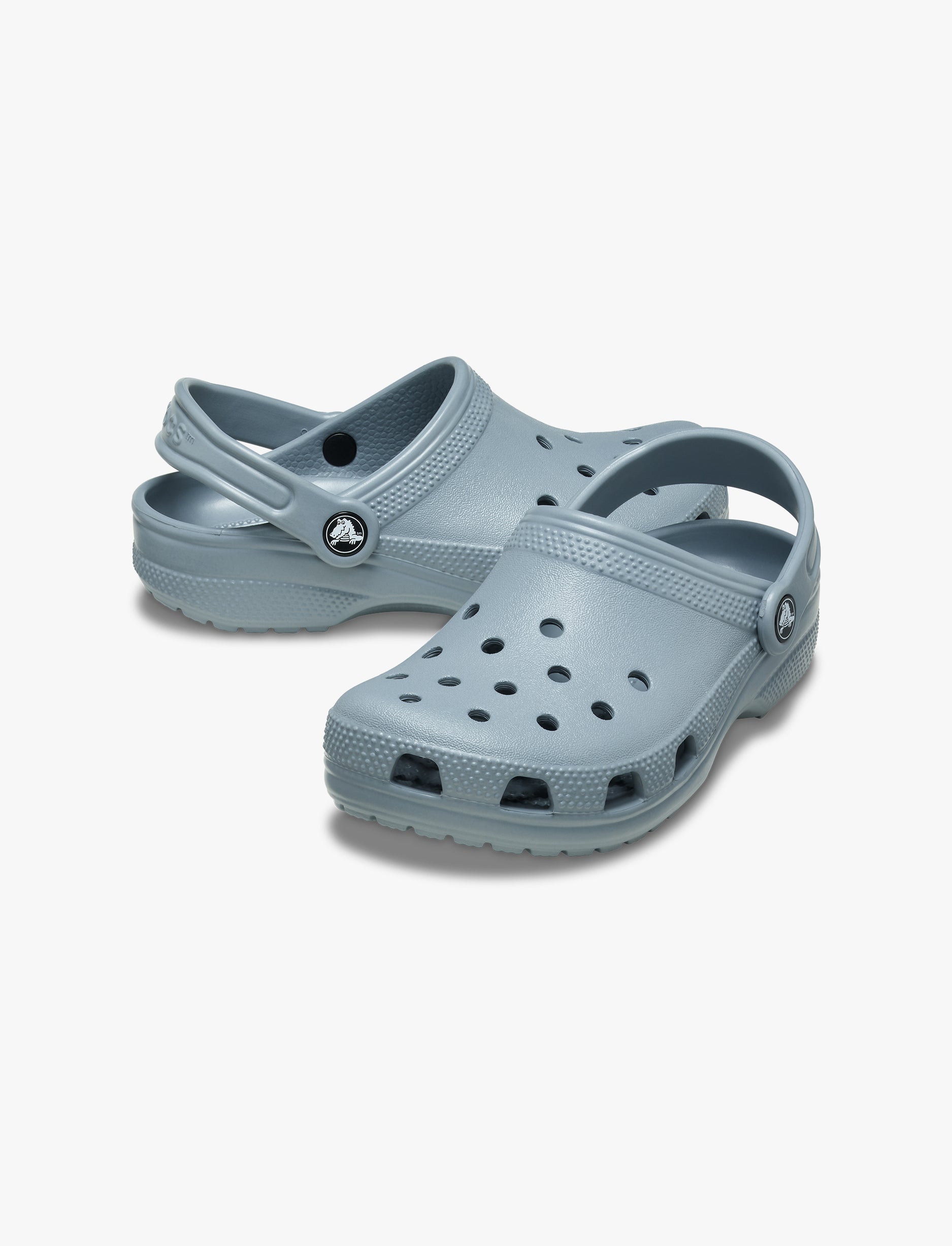 Crocs Classic Clog K - כפכפי קרוקס קלאסיים לילדים בצבע אפור מלט