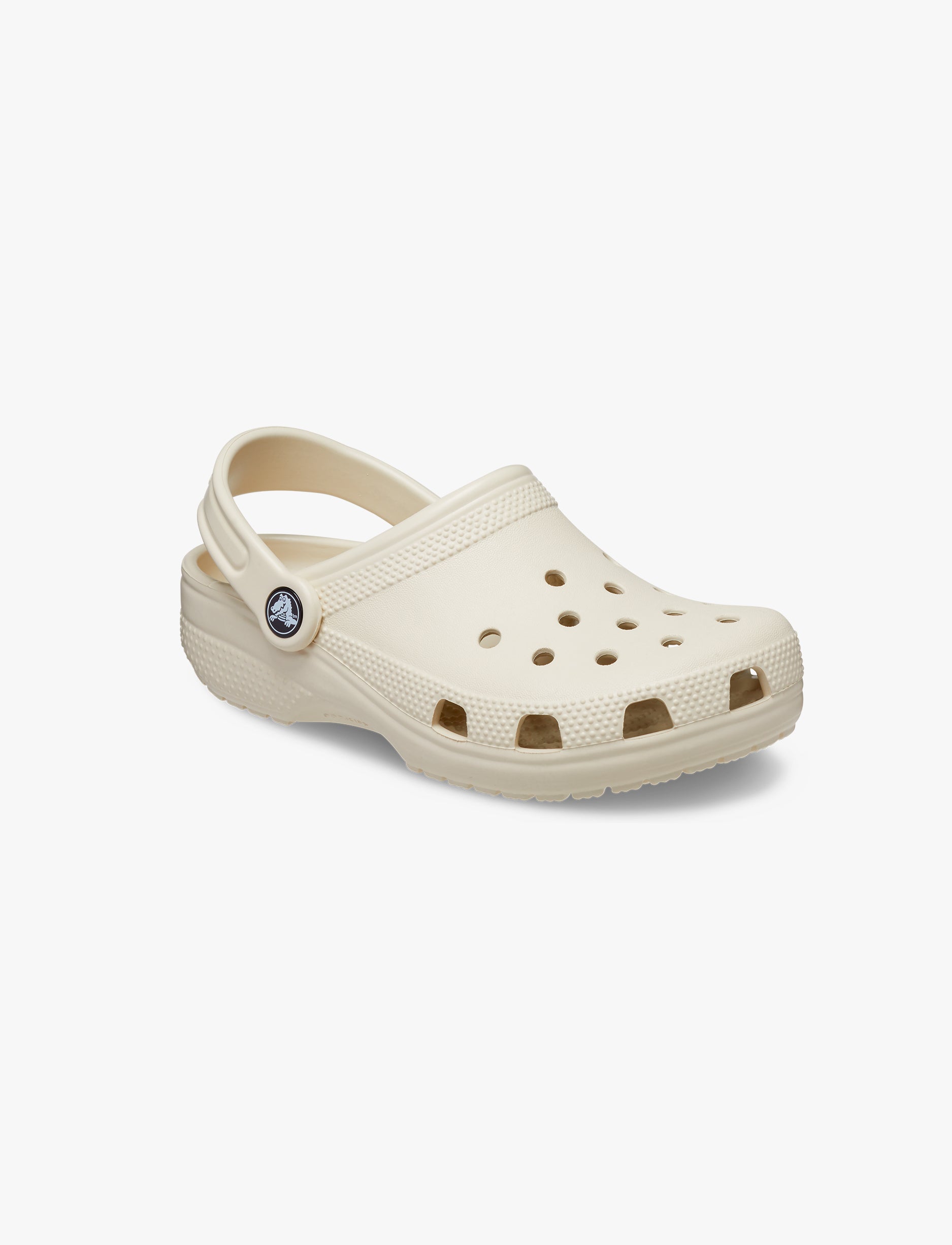 Crocs Classic Clog K - כפכפי קרוקס קלאסיים לילדים בצבע קרם