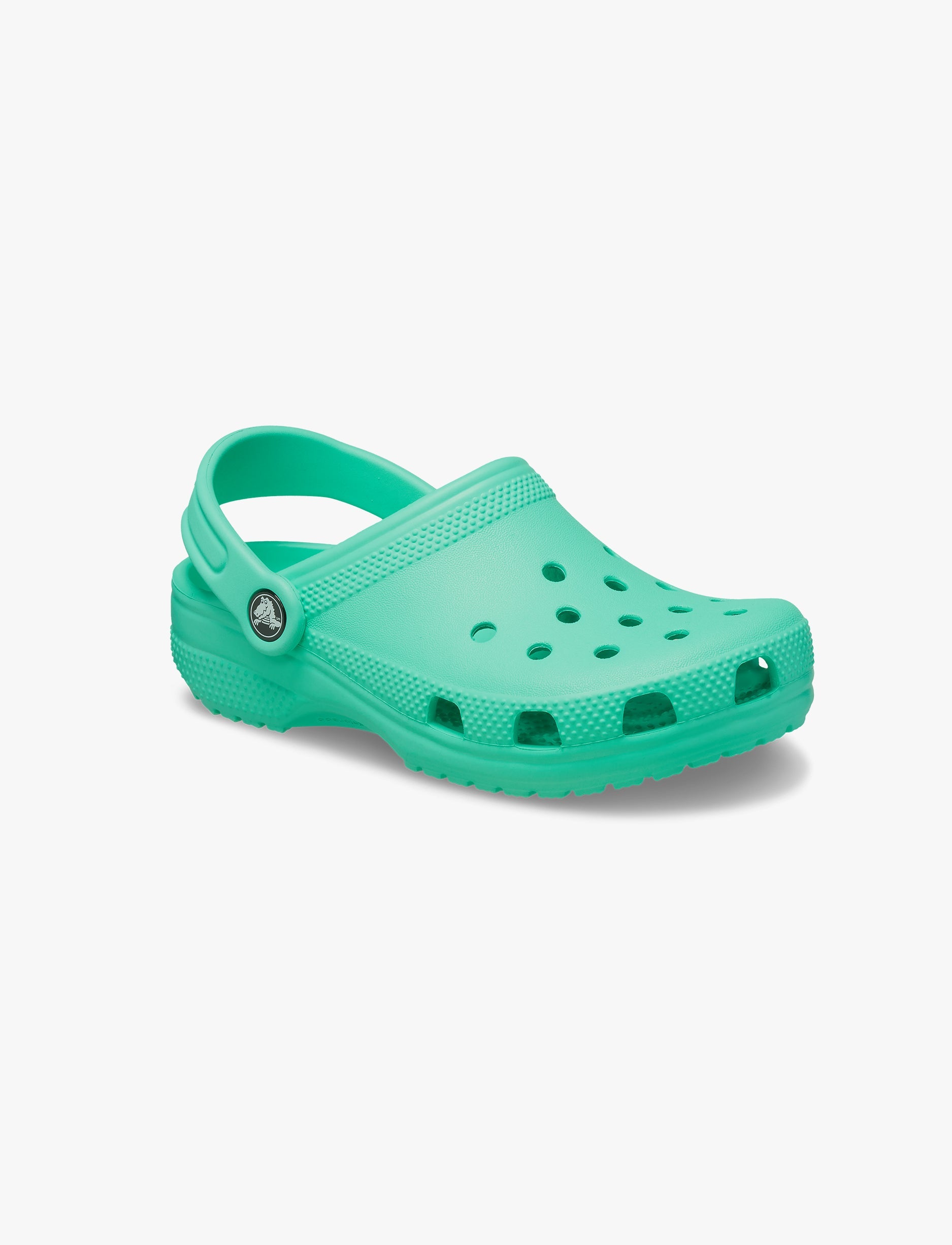 Crocs Classic Clog K - כפכפי קרוקס קלאסיים לילדים בצבע ירוק לגונה